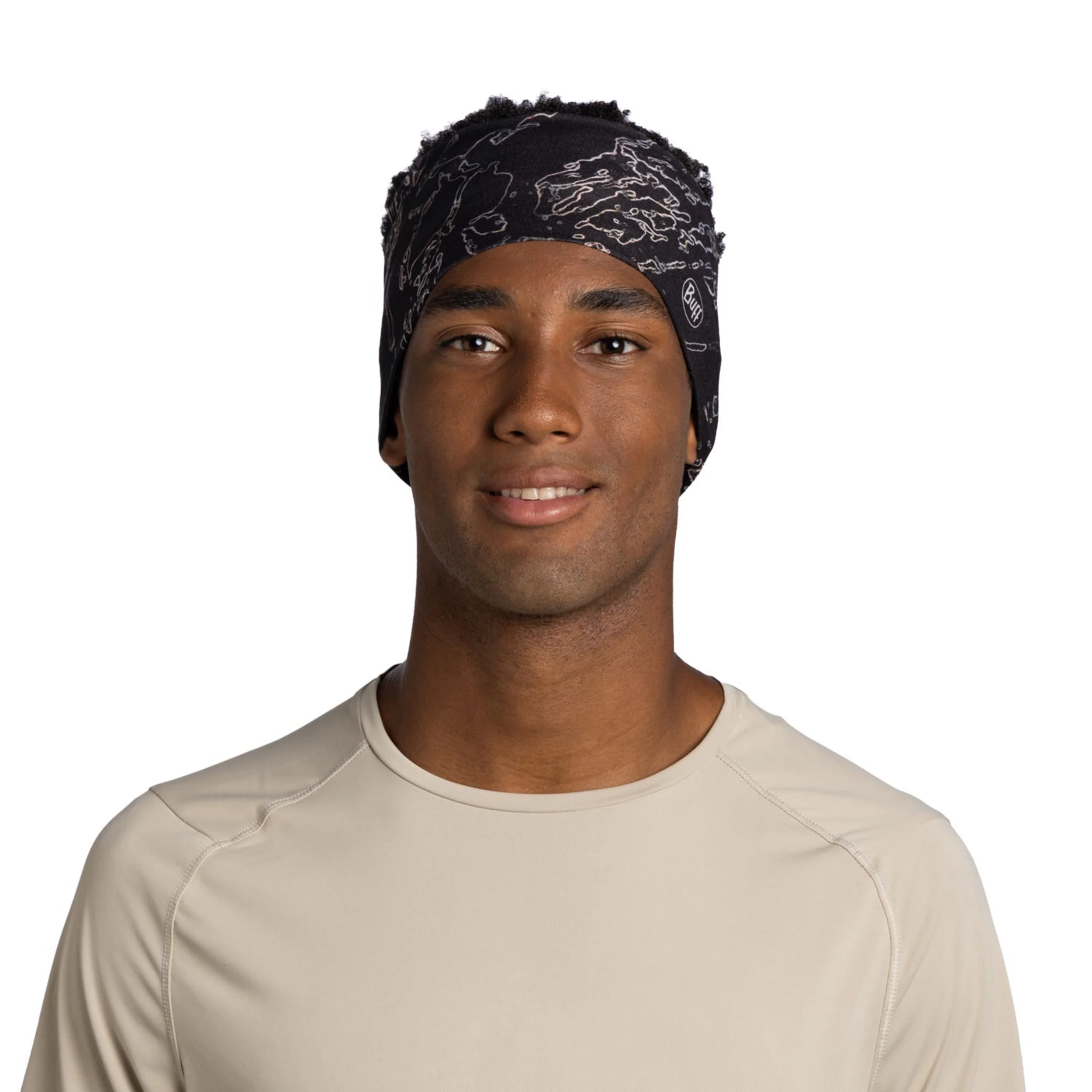 CoolNet UV® Wide Pannband Unisex-svart - Image 3