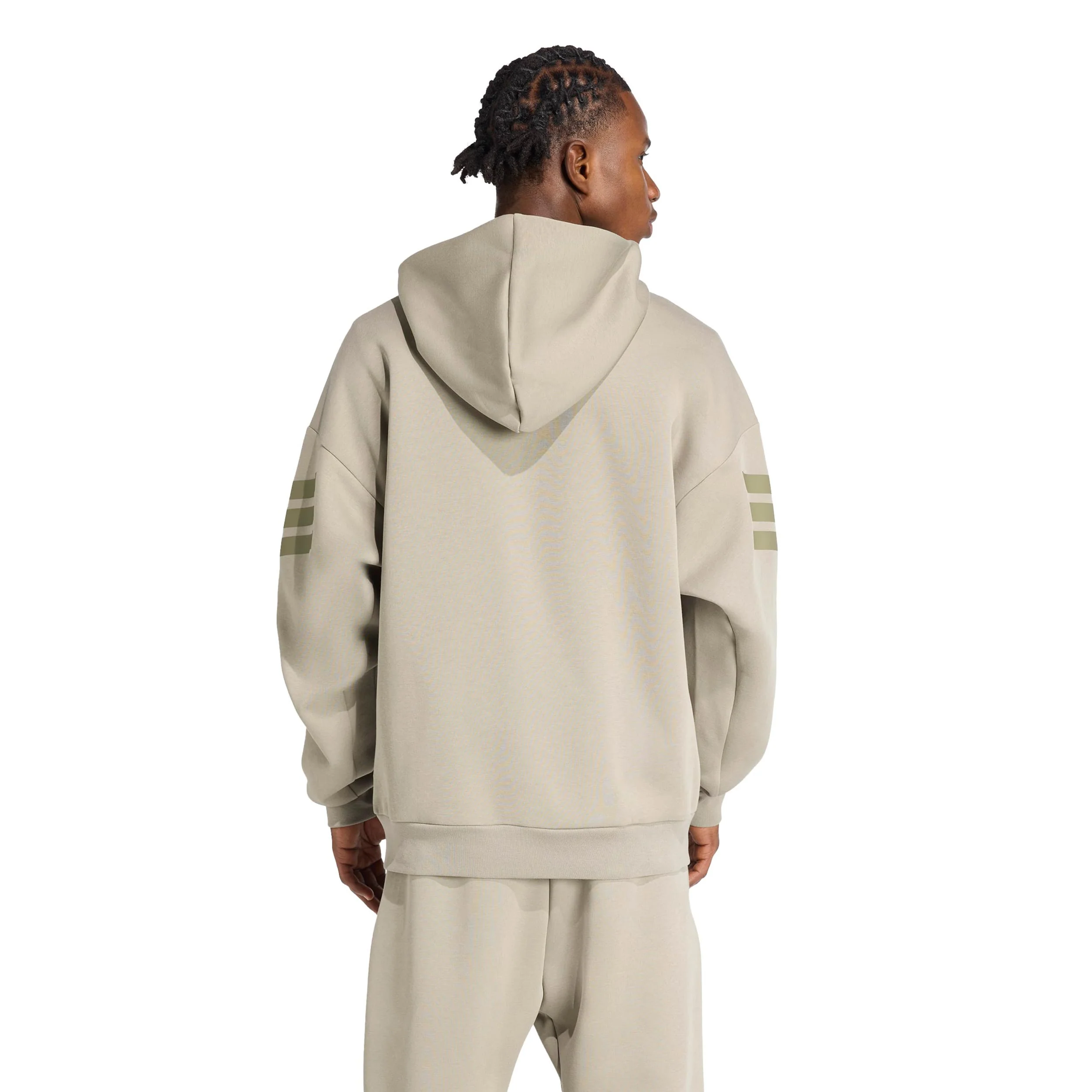 3Stripes Full-Zip Träningsjacka Herrar-beige - Image 3