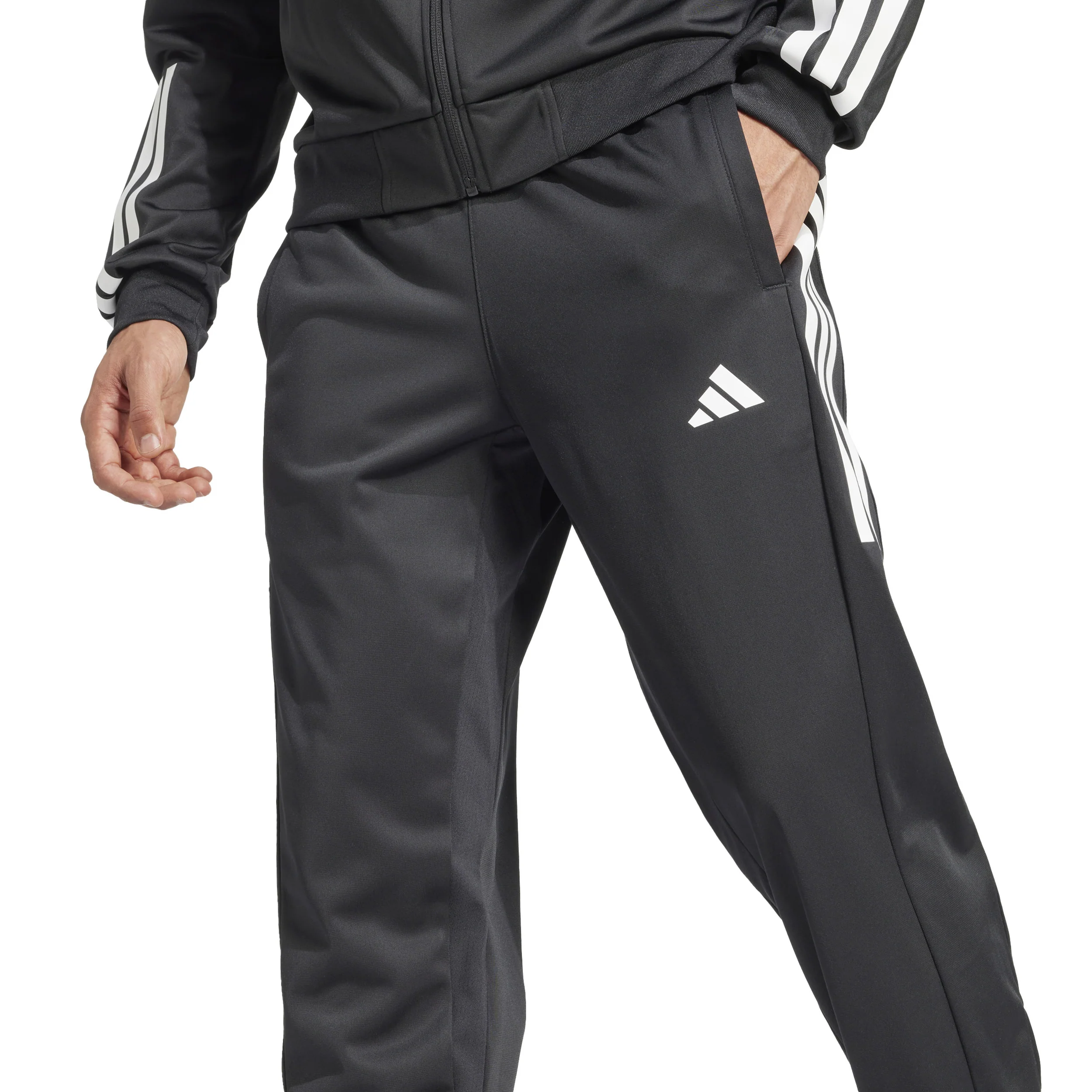 3Stripes Knit Träningsbyxa Herrar - svart, vit - Image 6