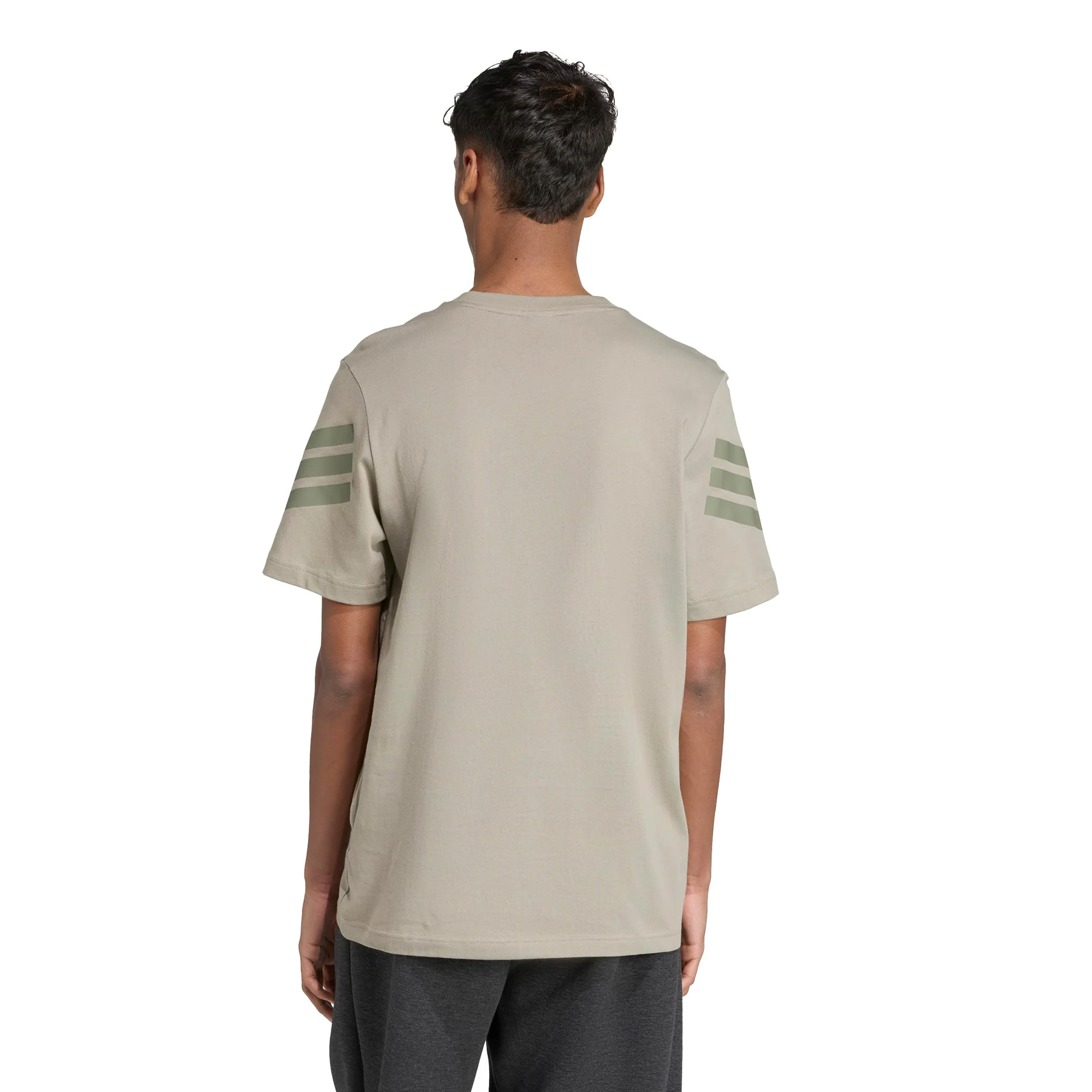 3Stripes Regular T-shirt Herrar-beige - Image 3