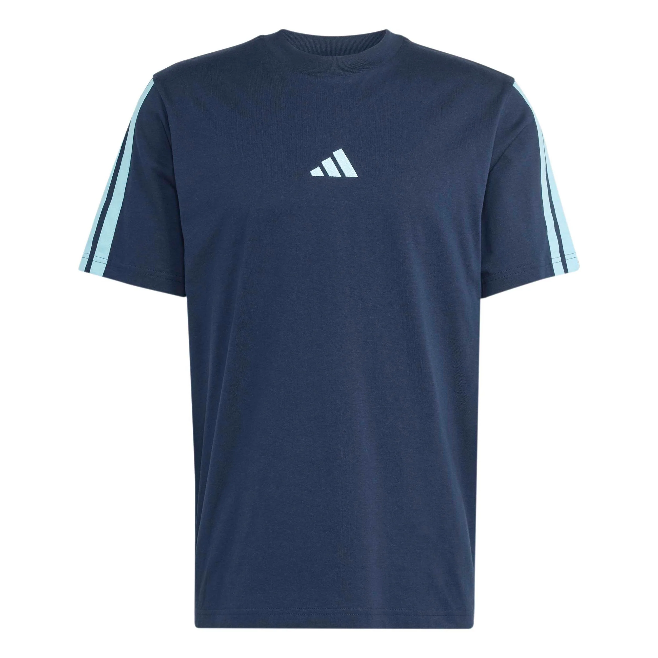 3Stripes T-shirt Herrar - mörkblå, ljusblå
