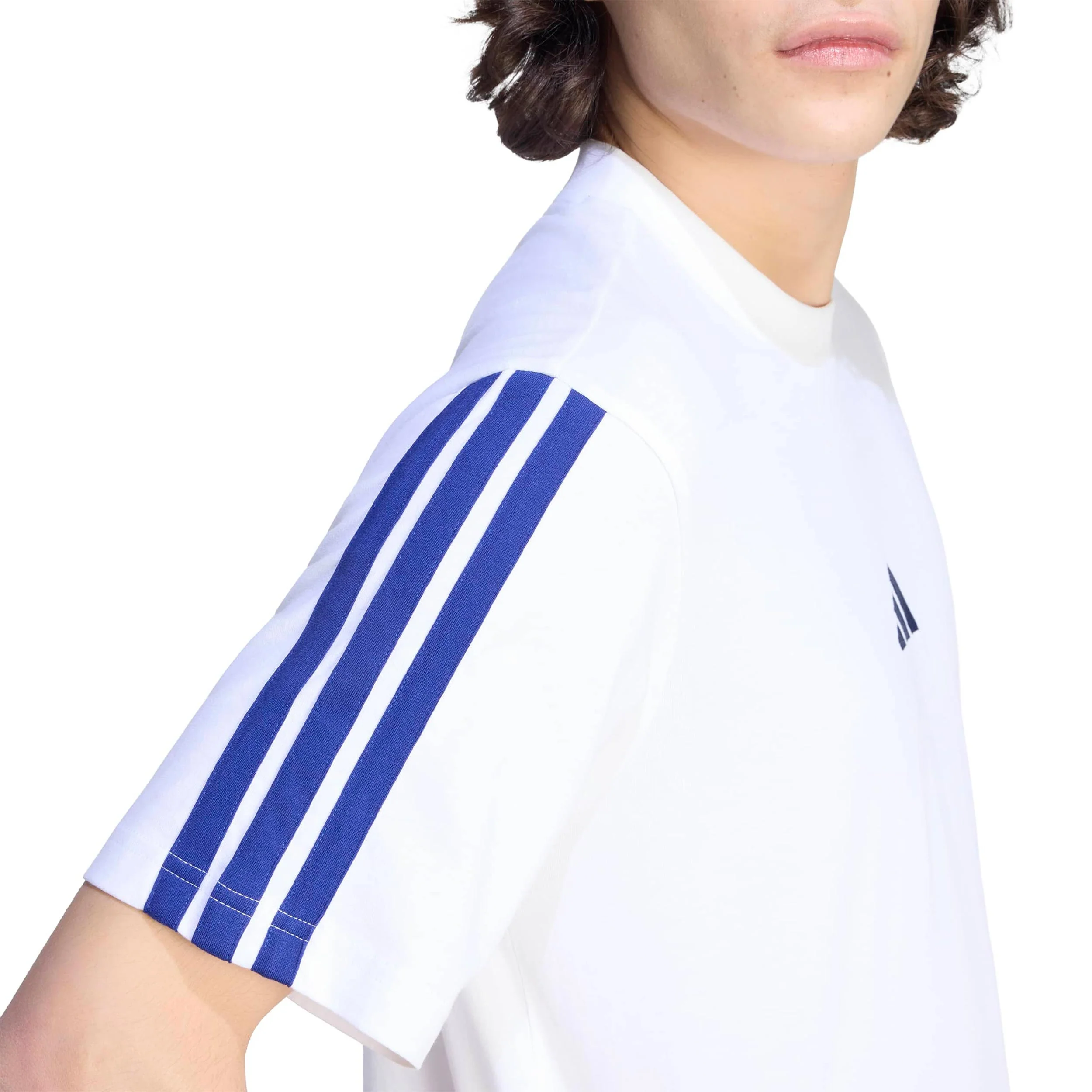 3Stripes T-shirt Herrar - vit, blå - Image 6