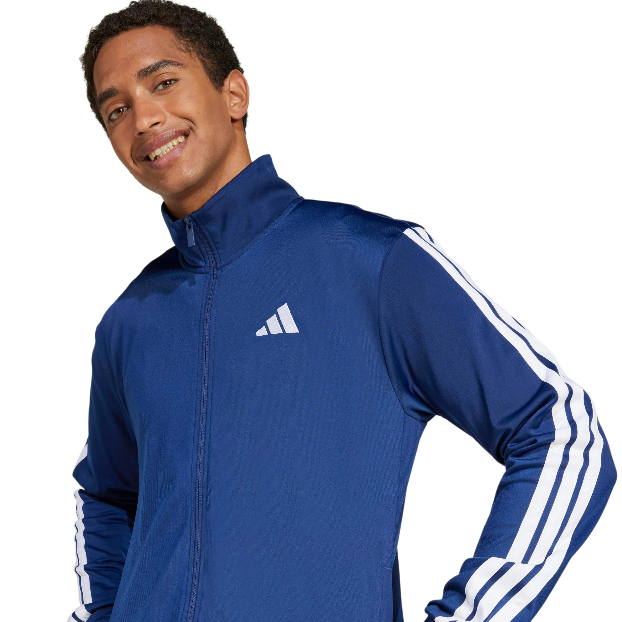 3Stripes Träningsjacka Herrar-Blå,Vit - Image 6