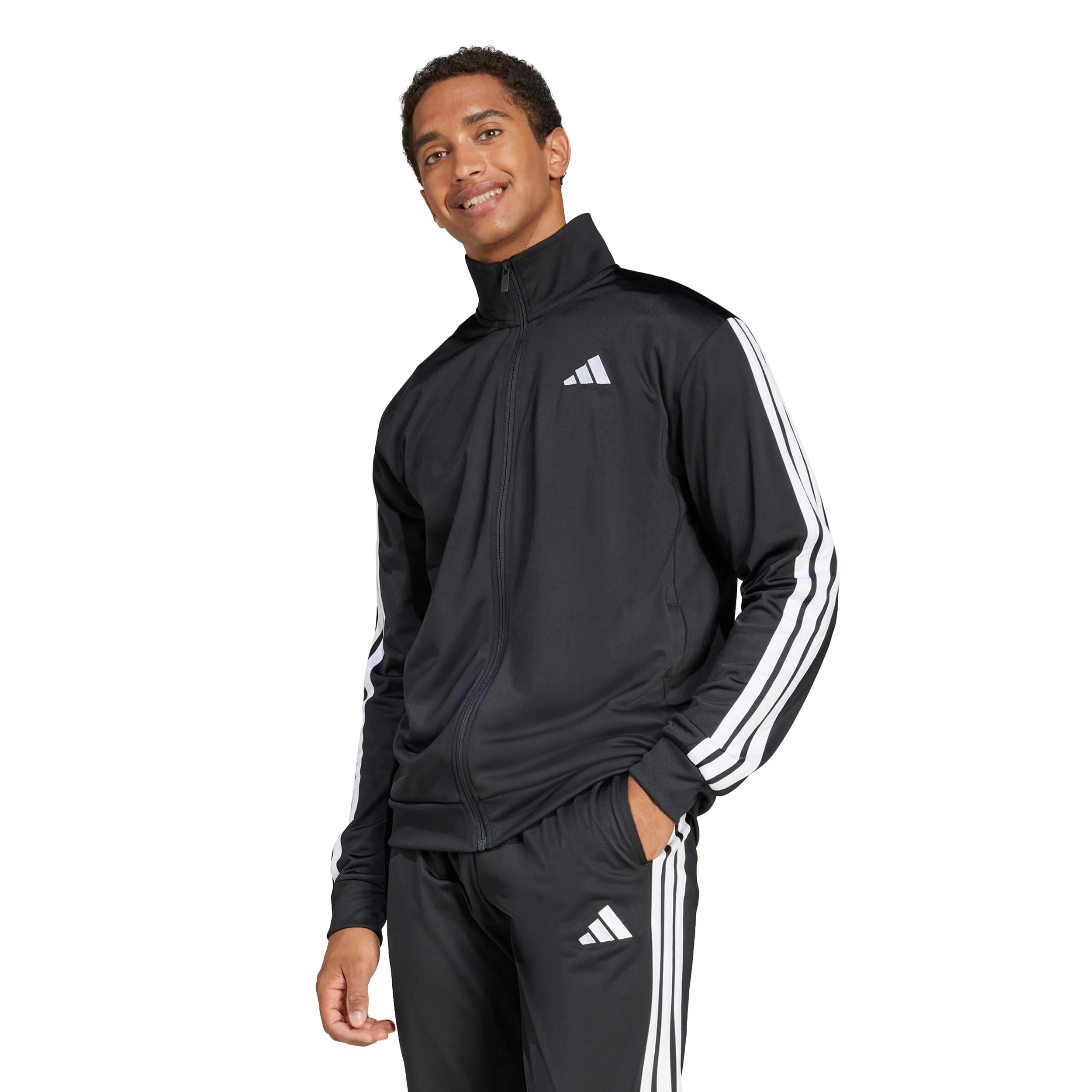 3Stripes Träningsjacka Herrar-Svart,Vit - Image 2