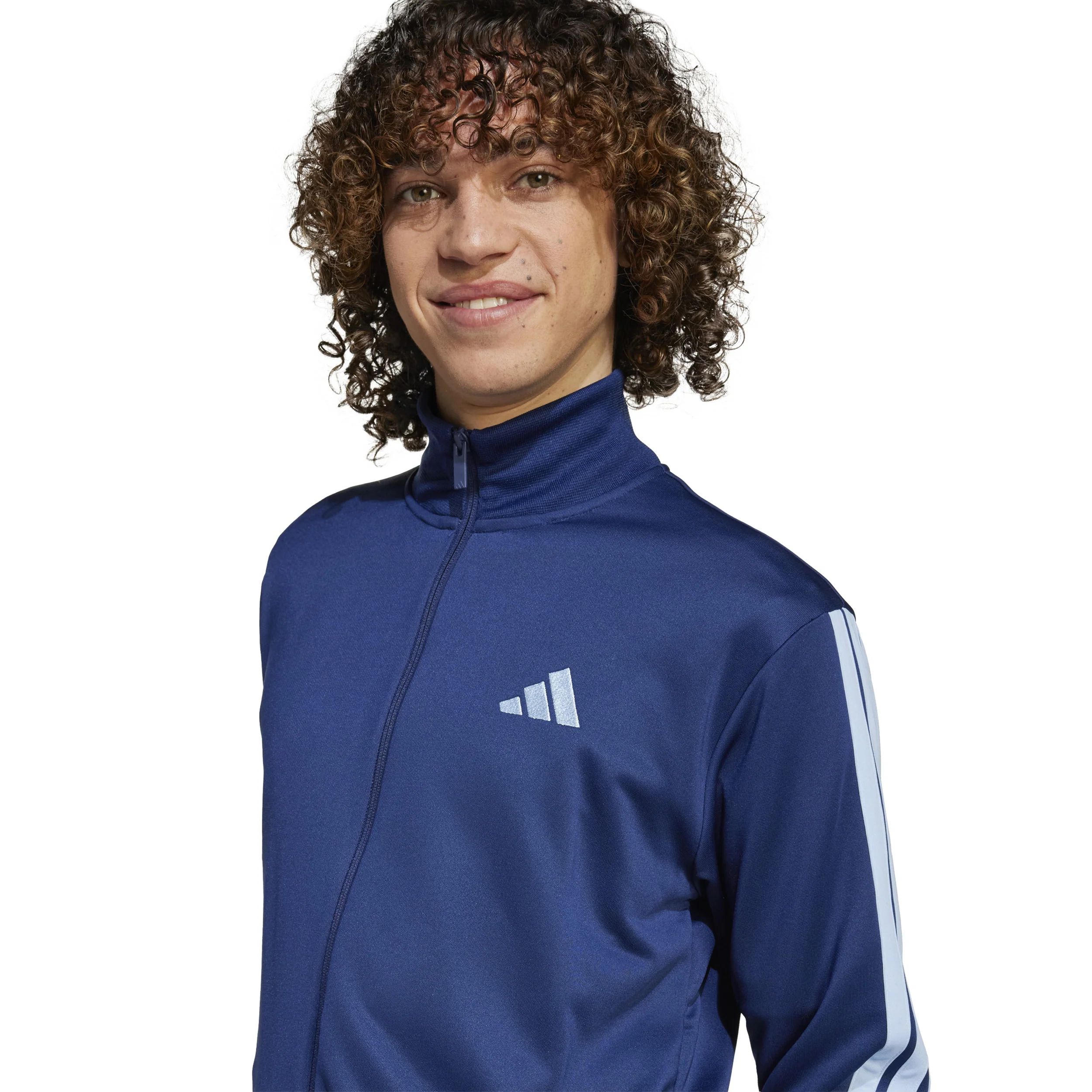 3Stripes Träningsoverall Herrar - mörkblå, vit - Image 8