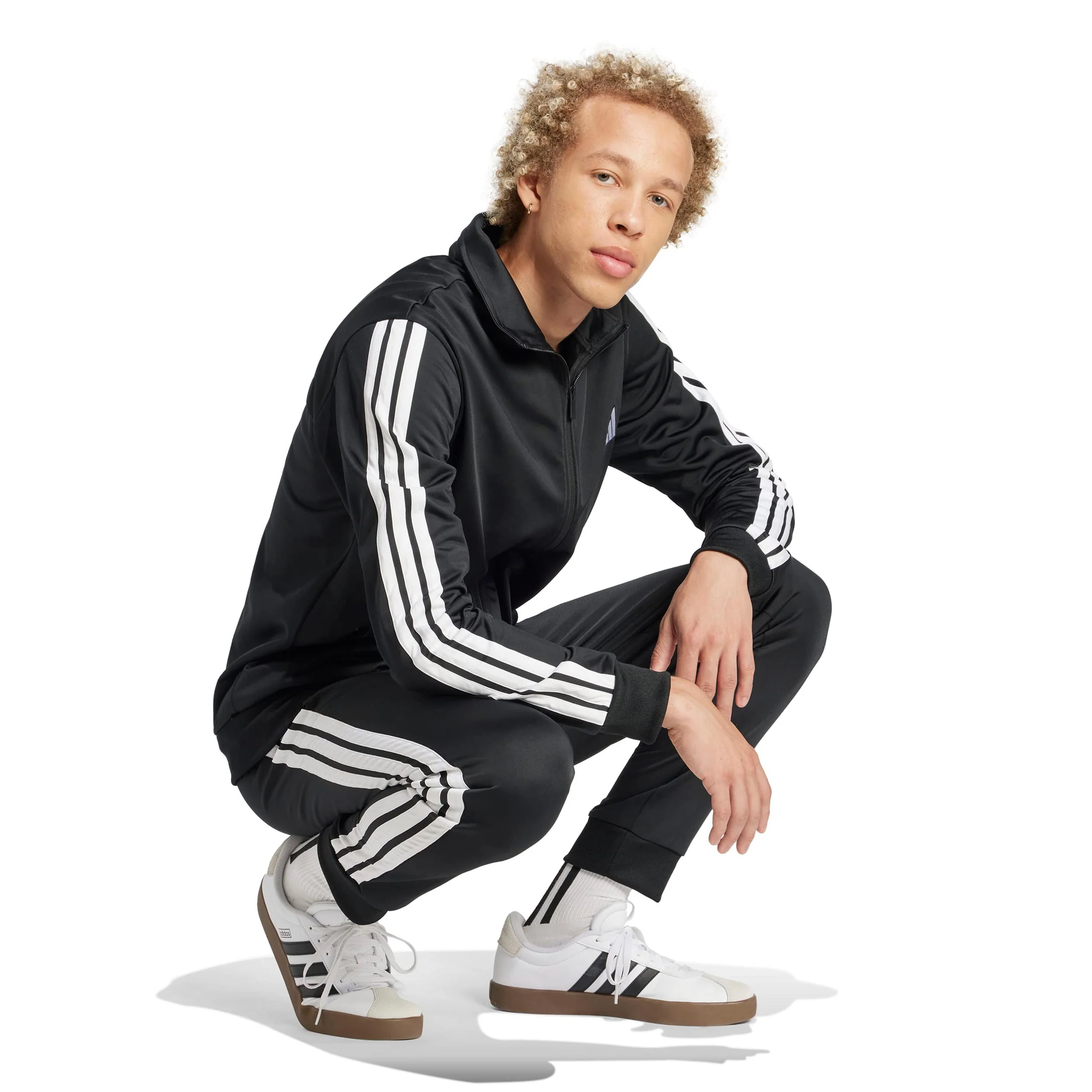 3Stripes Träningsoverall Herrar-Svart - Image 6