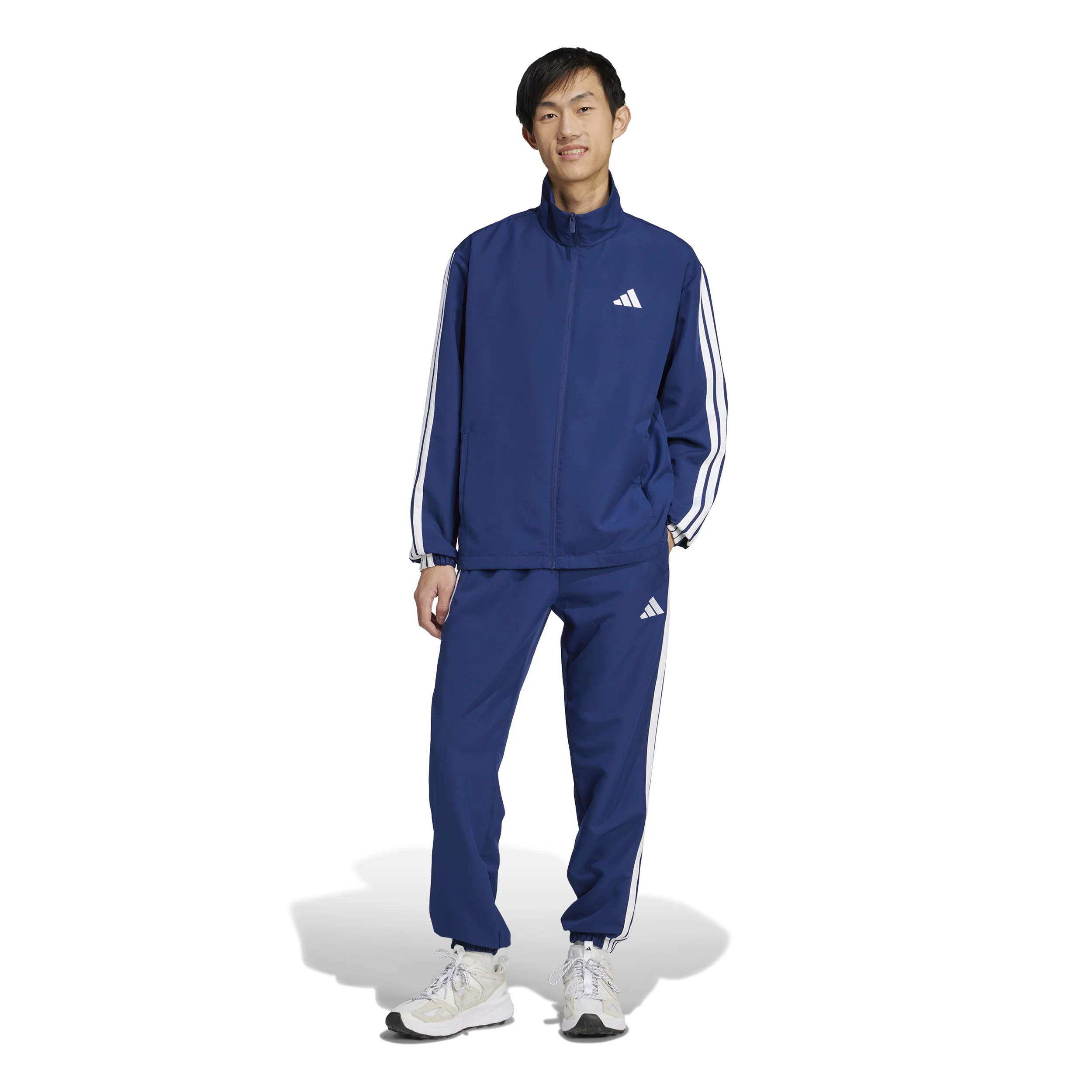 3Stripes Woven Träningsoverall Herrar - mörkblå - Image 4