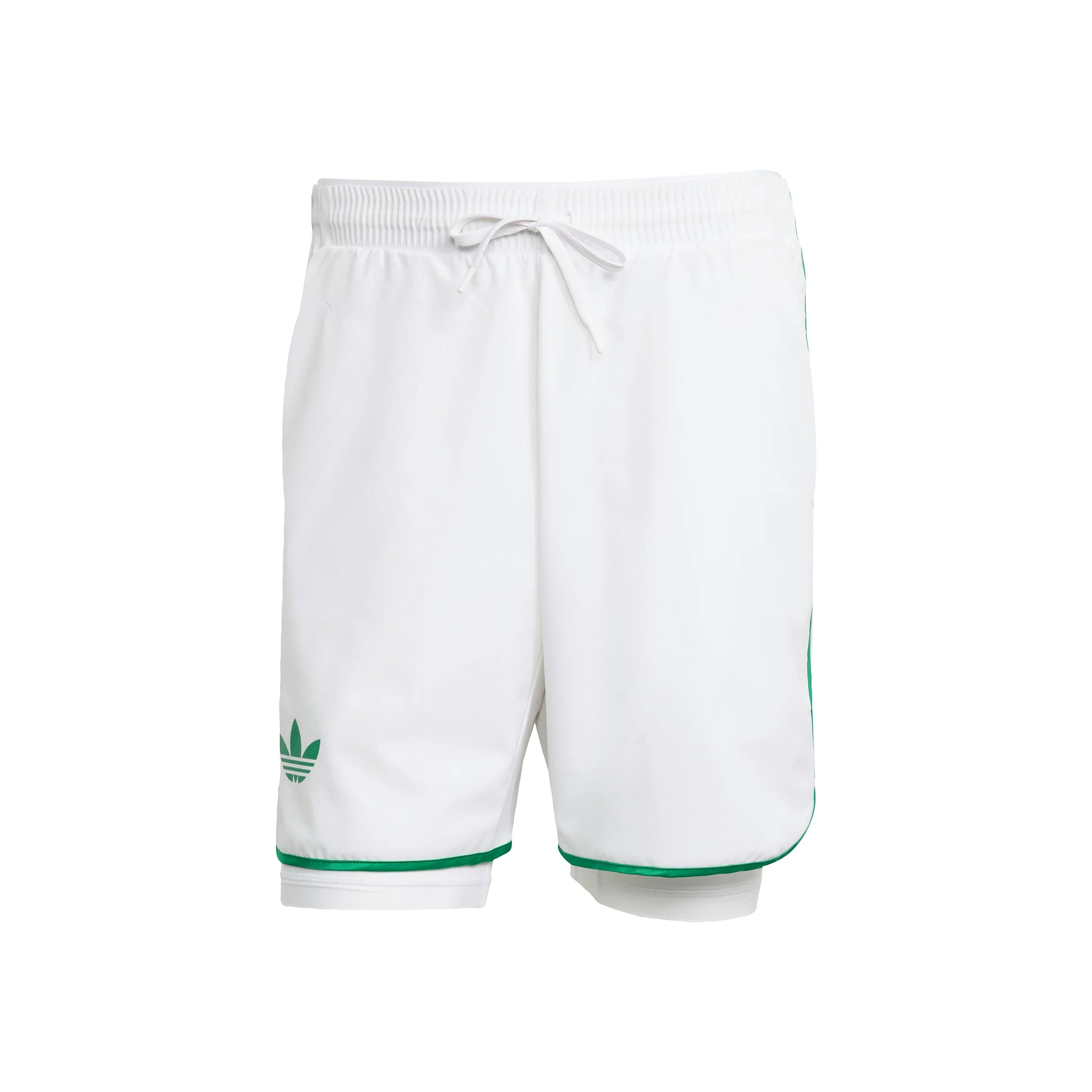 7in Shorts Herrar-Vit,Grön