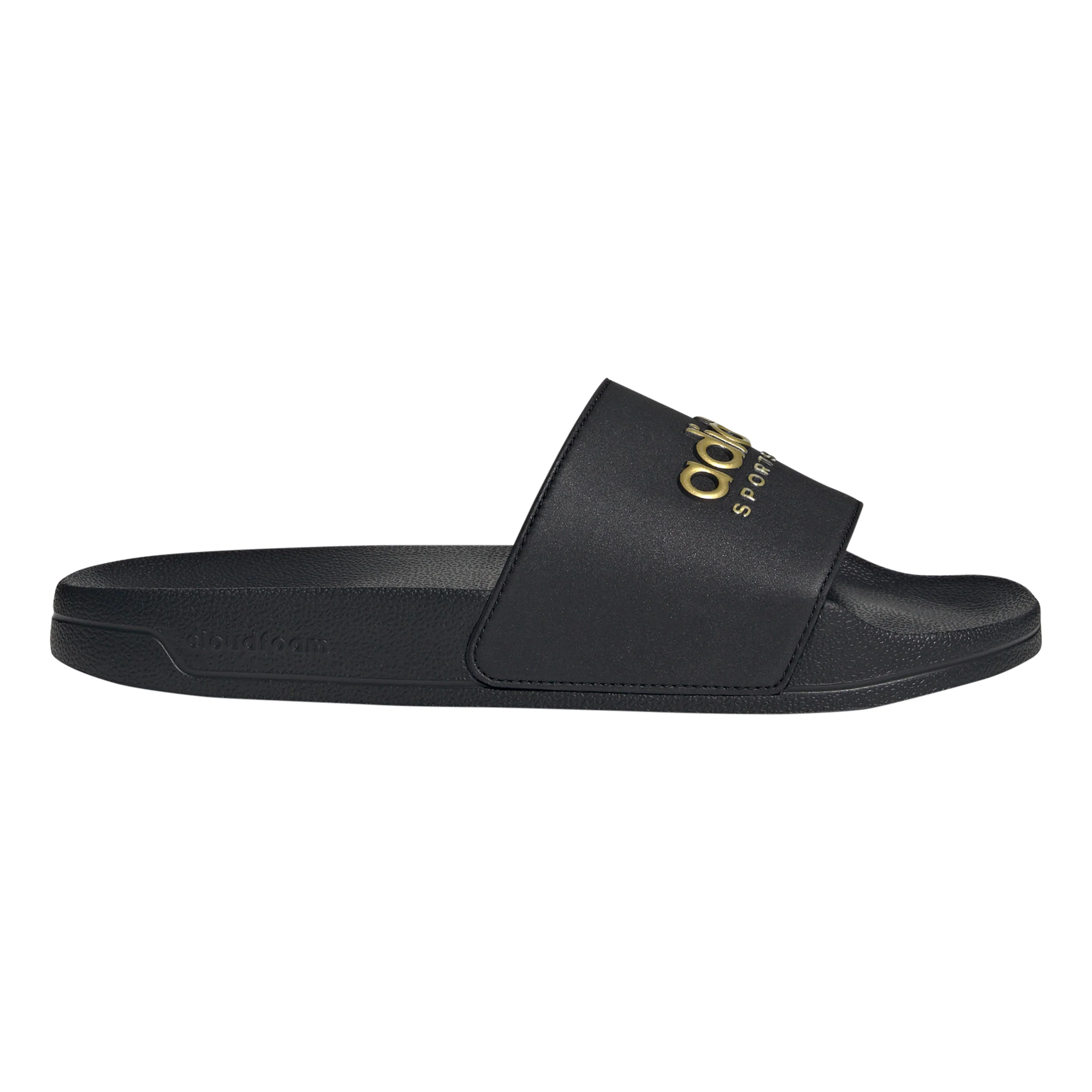 Adilette Shower Badtofflor Herrar - svart, guld