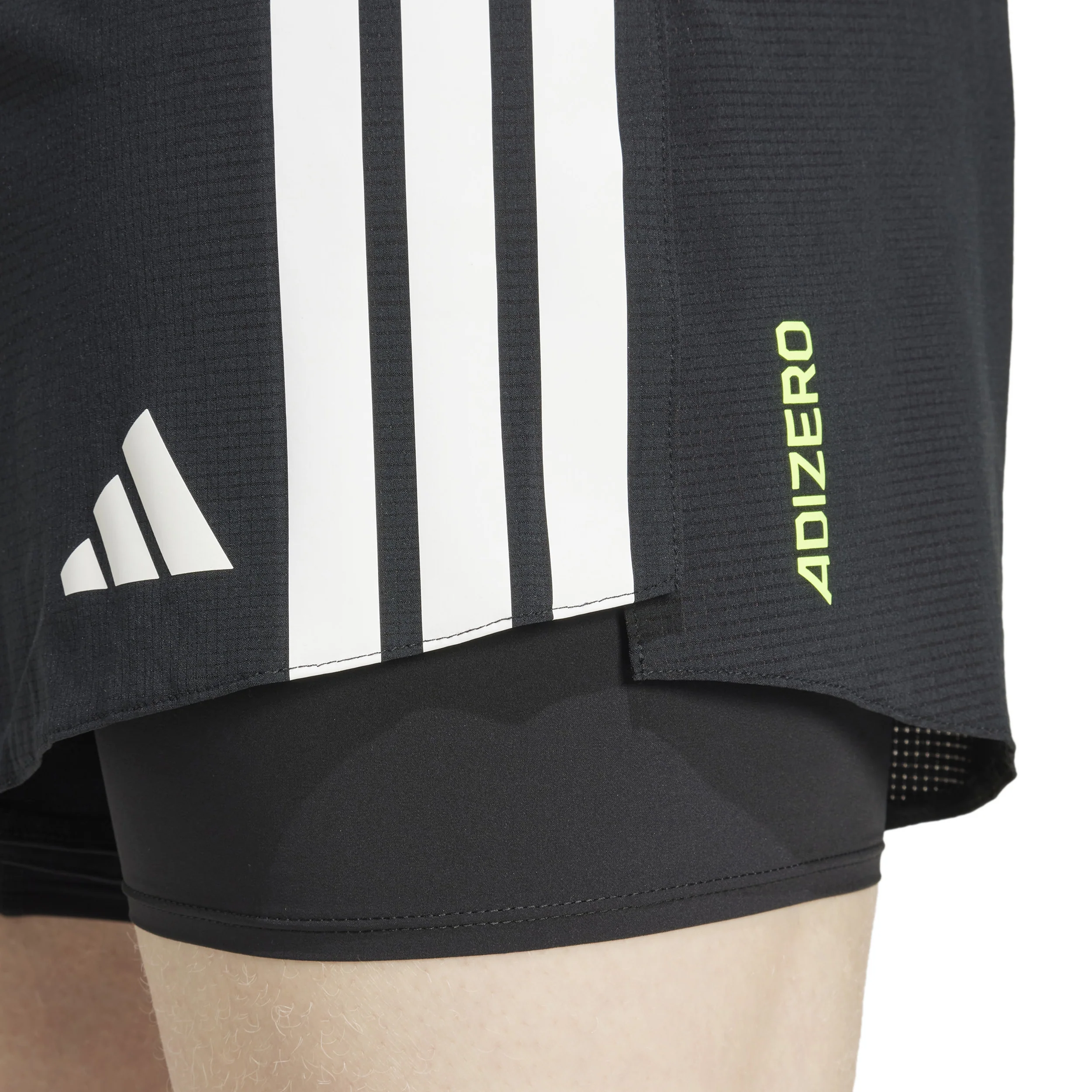 Adizero 2in1 Löparshorts Herrar - svart, vit - Image 6