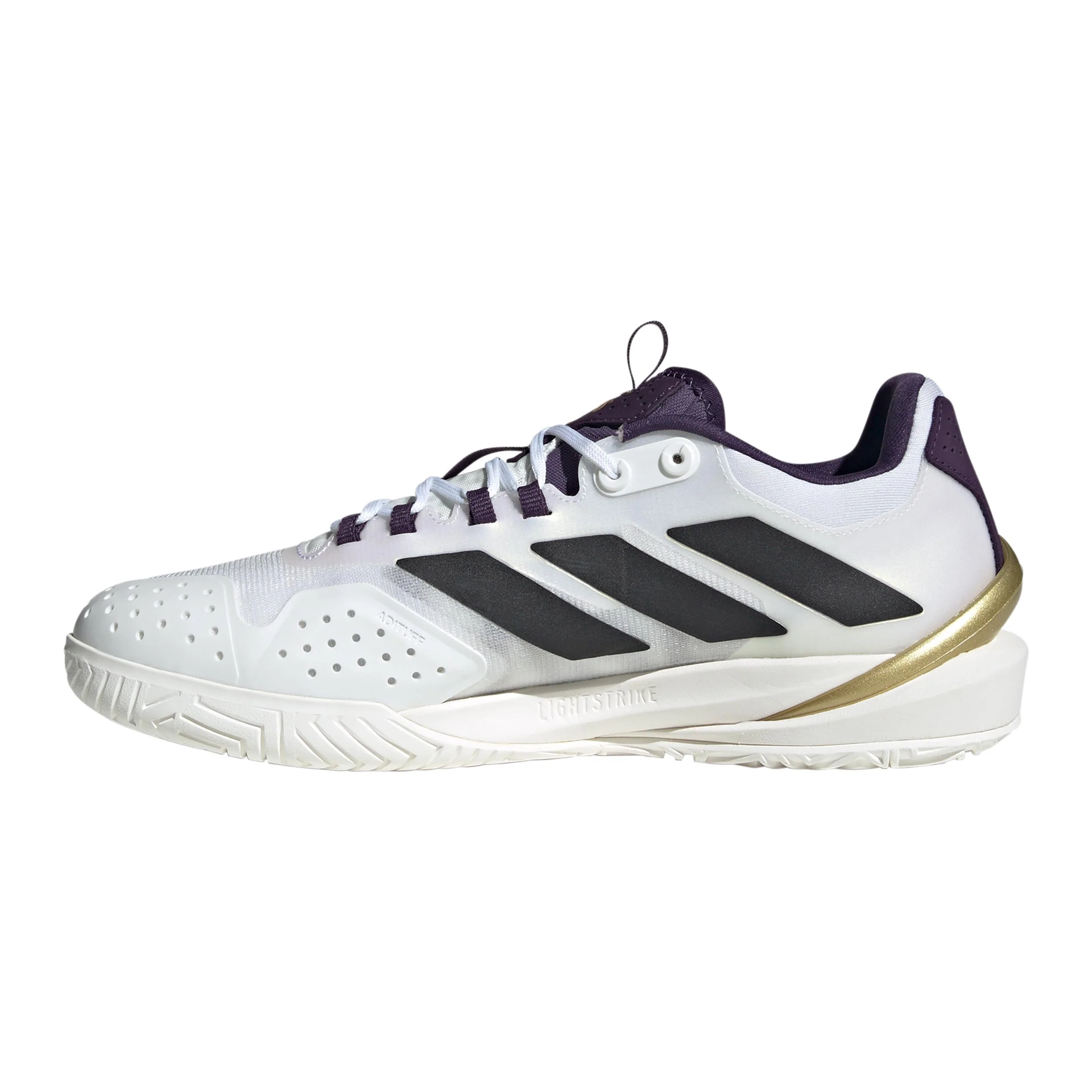 Adizero Cybersonic Allroundsko Herrar - vit, lila - Image 2