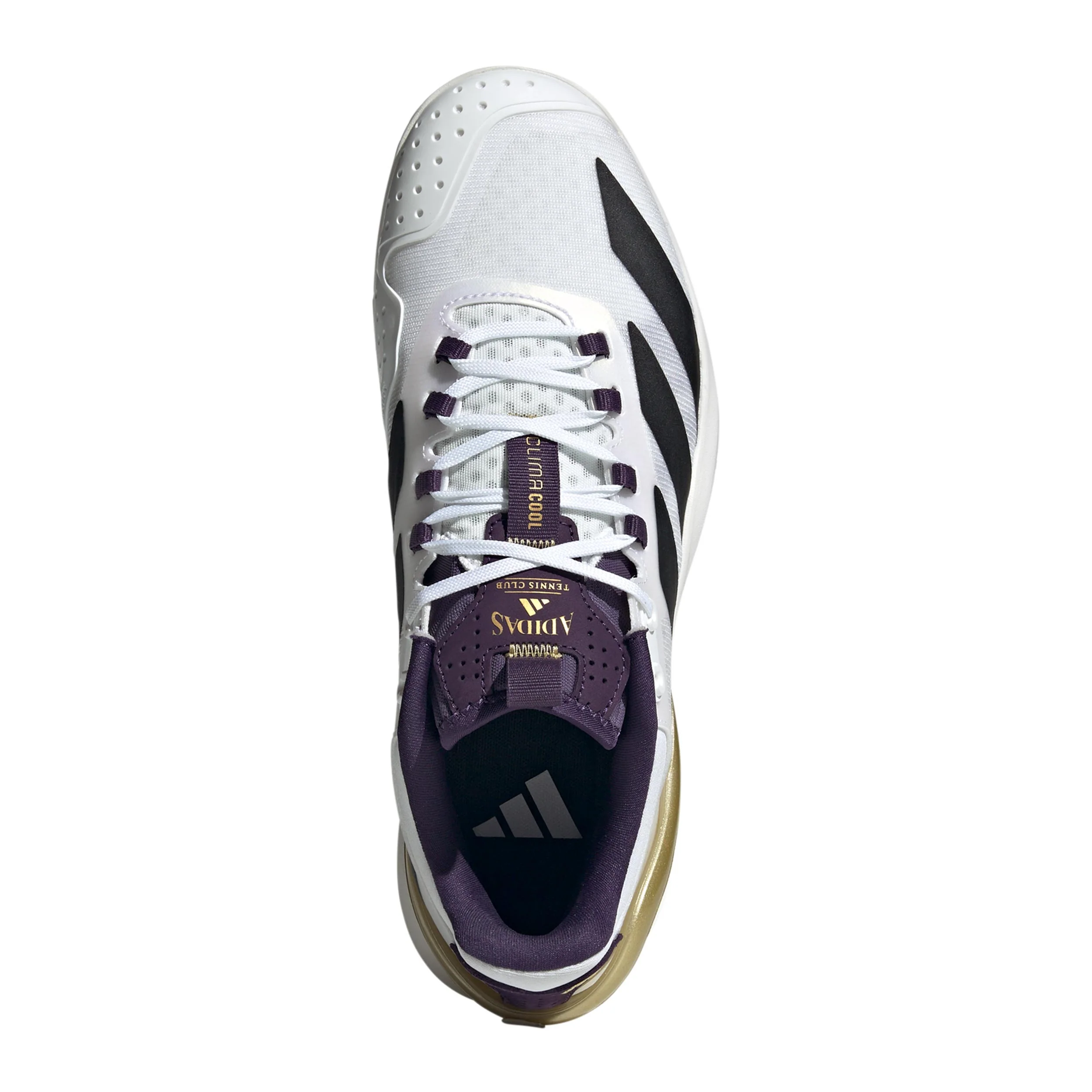 Adizero Cybersonic Allroundsko Herrar - vit, lila - Image 3