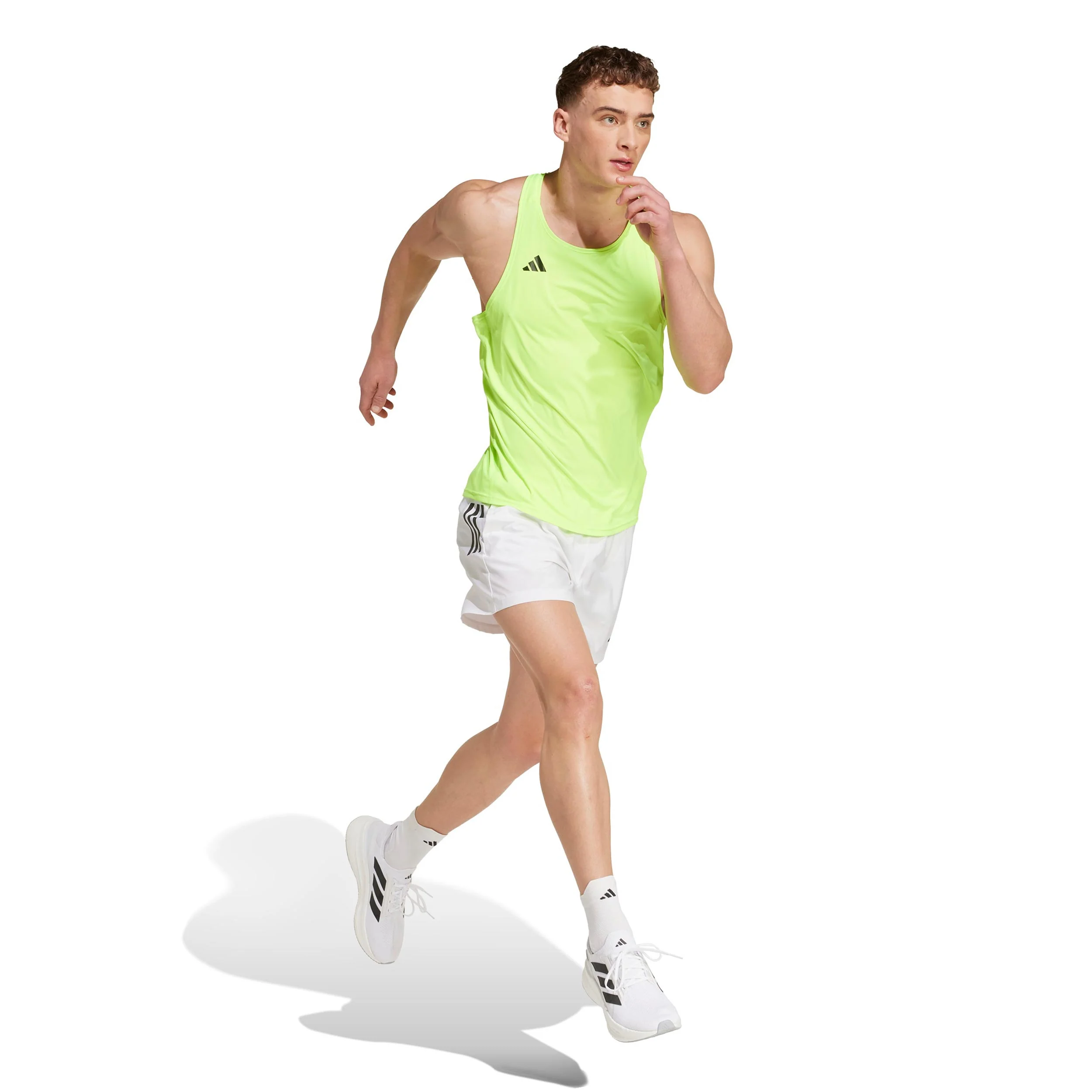 adizero Essential Löpartröja Herrar-neongul - Image 4