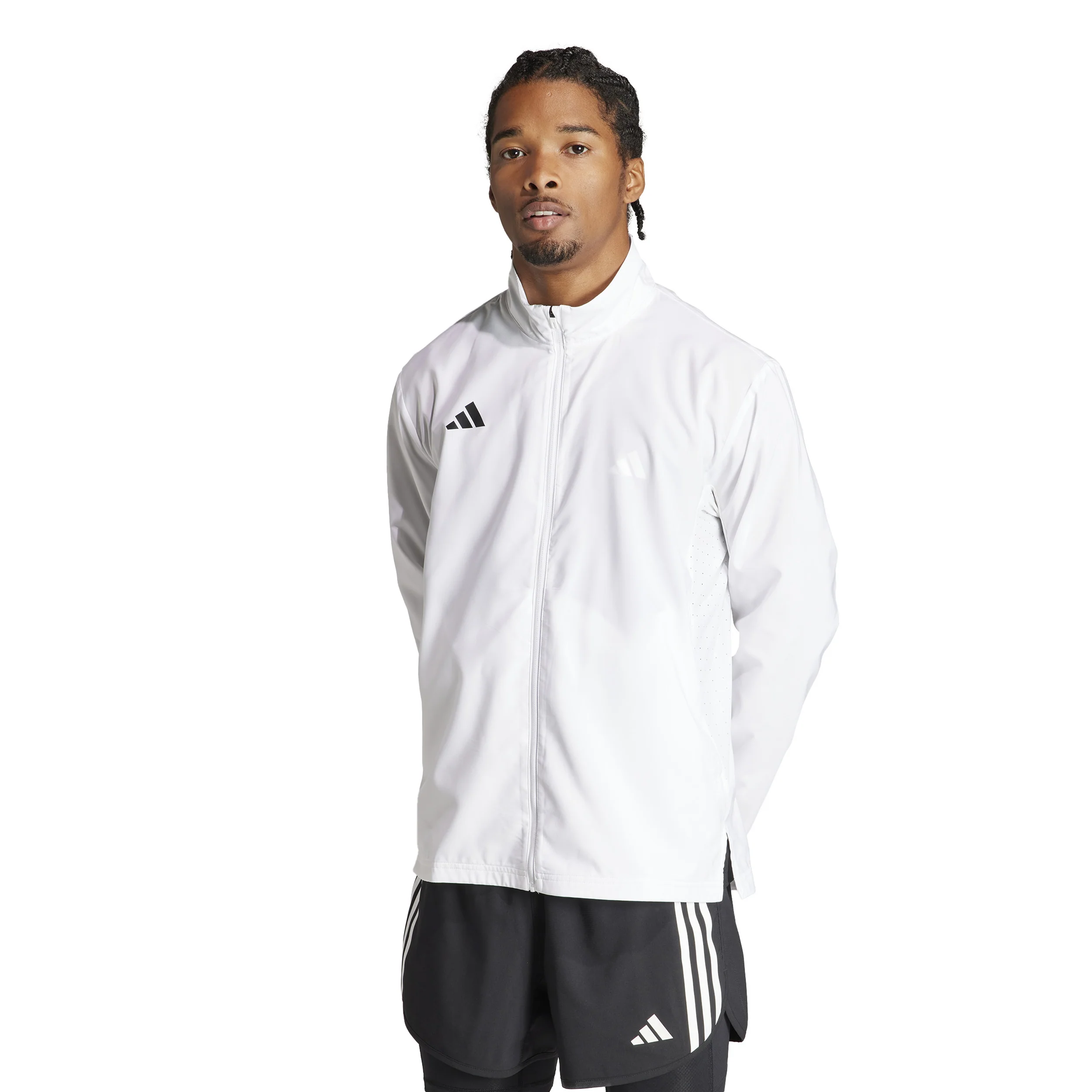 Adizero Essentials Löparjacka Herrar - vit, - Image 2