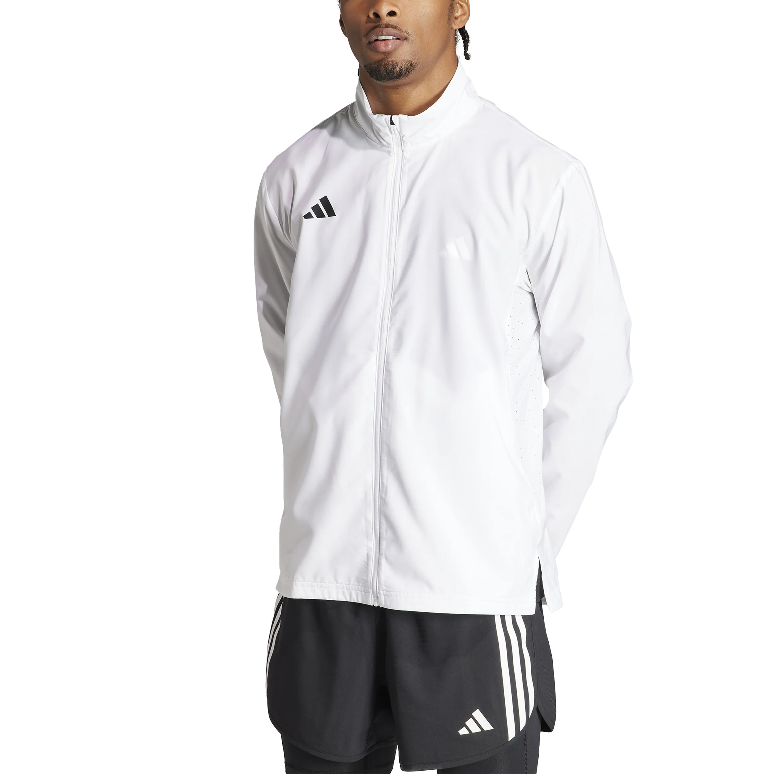 Adizero Essentials Löparjacka Herrar - vit, - Image 4