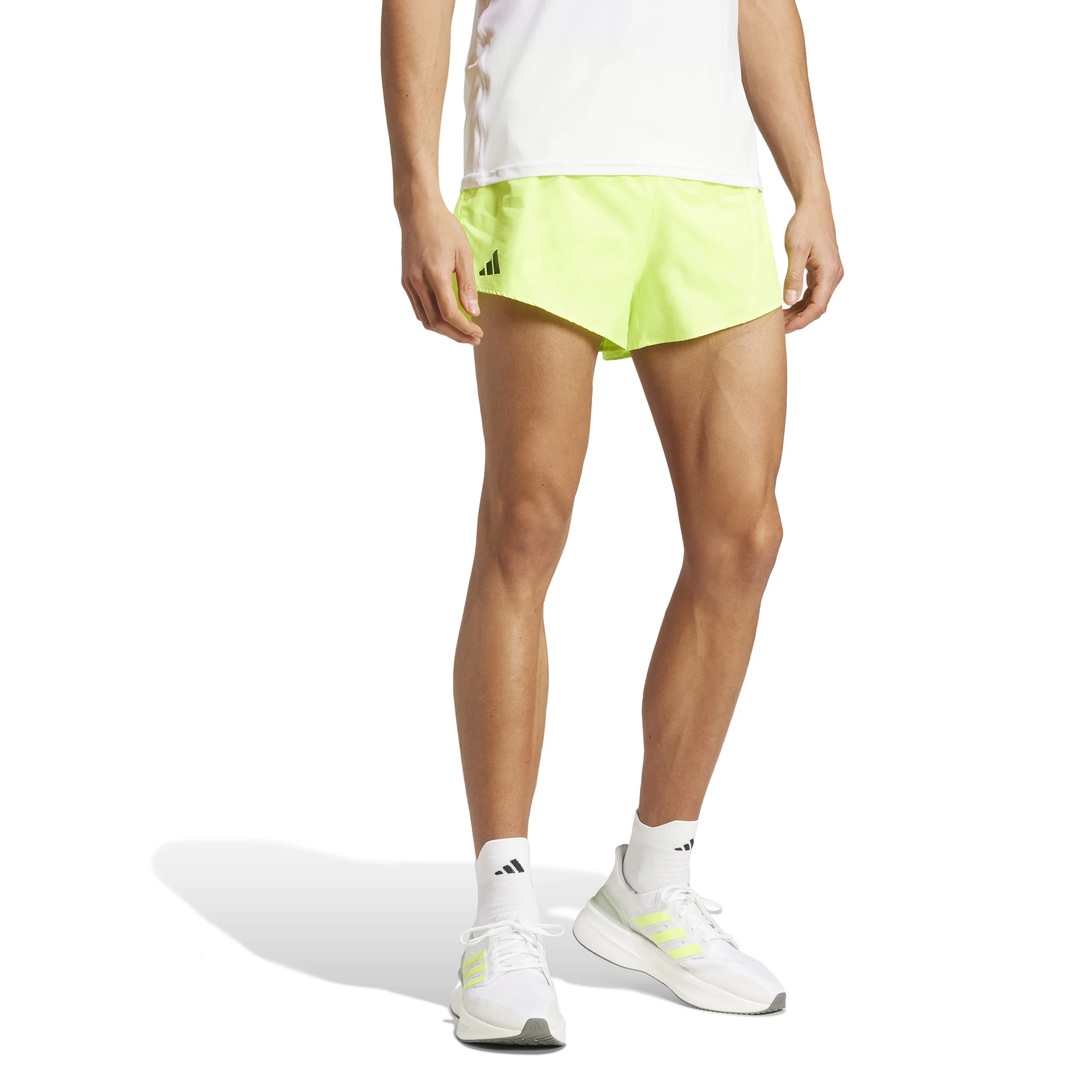 Adizero Essentials Löparshorts Herrar - lime, - Image 2