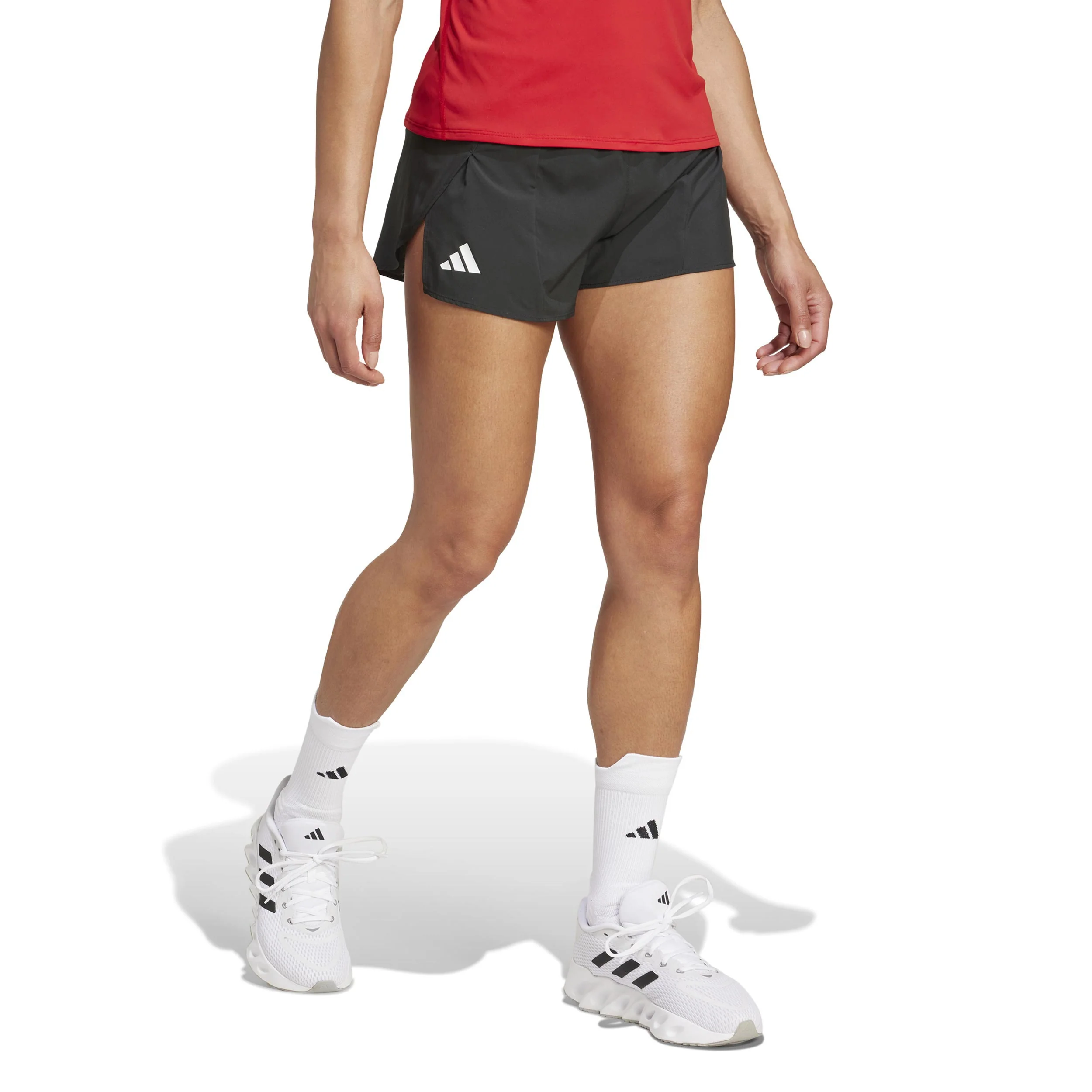Adizero Essentials Split Löparshorts Damer - svart, - Image 3