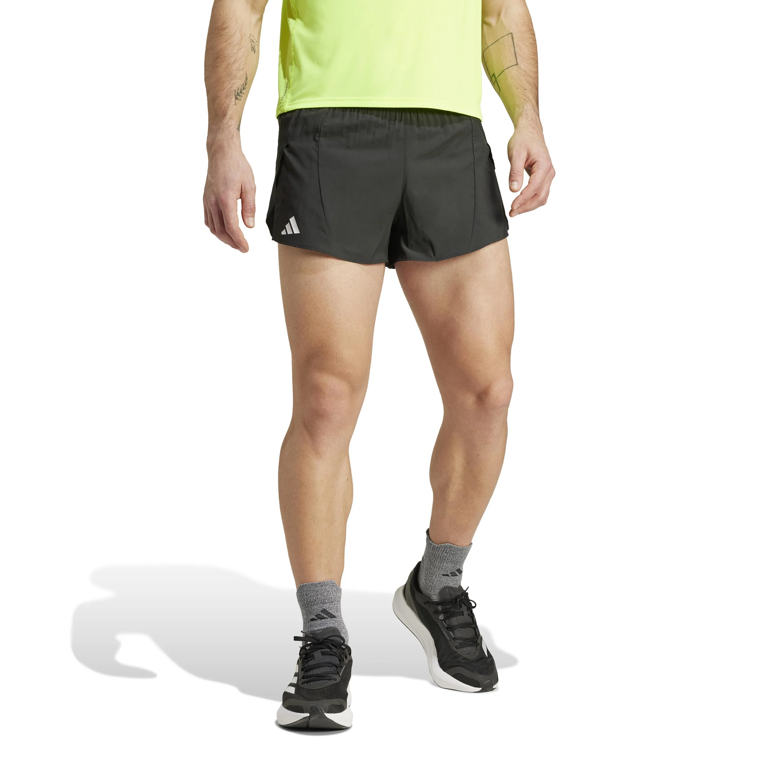 adizero Essentials Split Löparshorts Herrar - svart, - Image 3