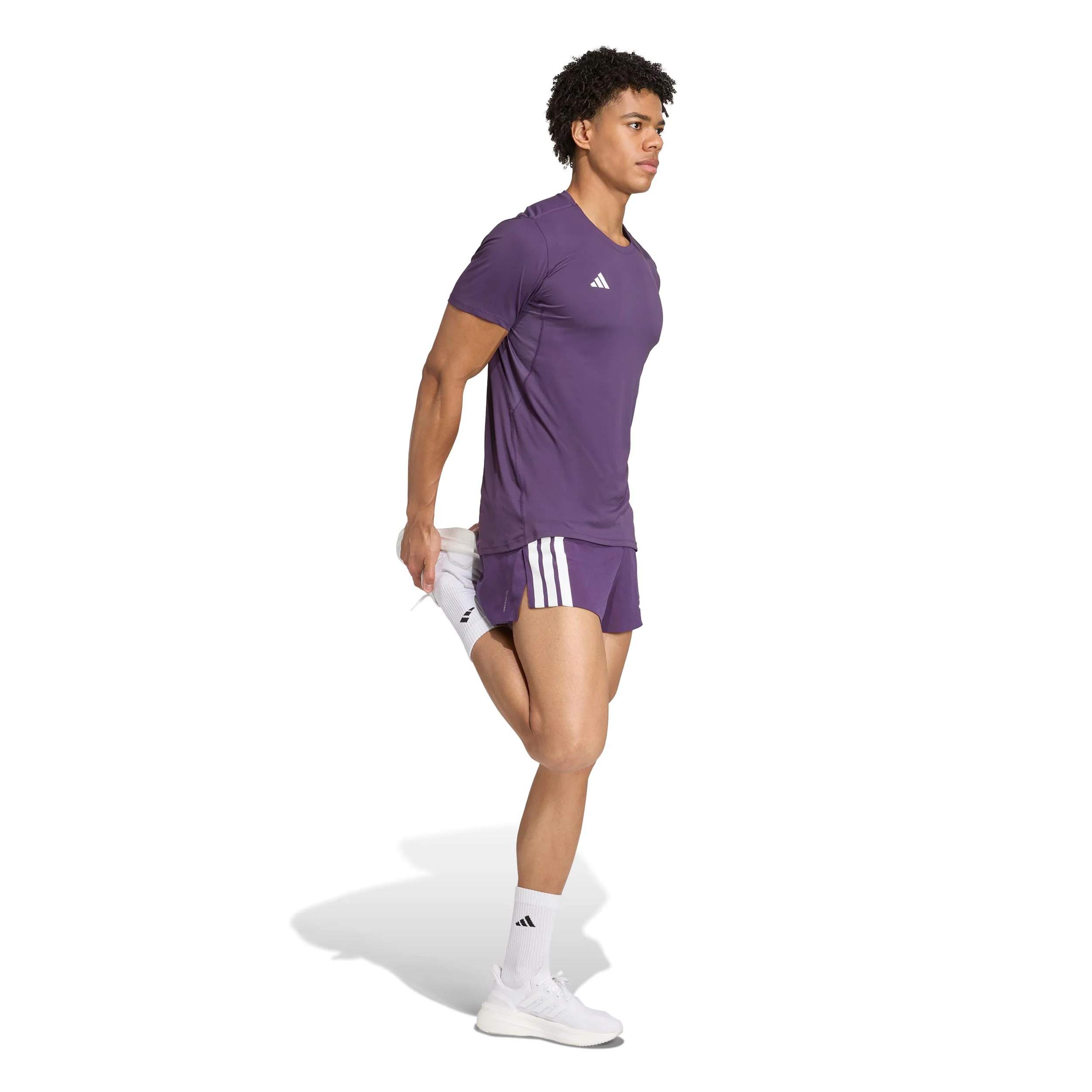 adizero Gel 5in  Löparshorts Herrar-lila - Image 4
