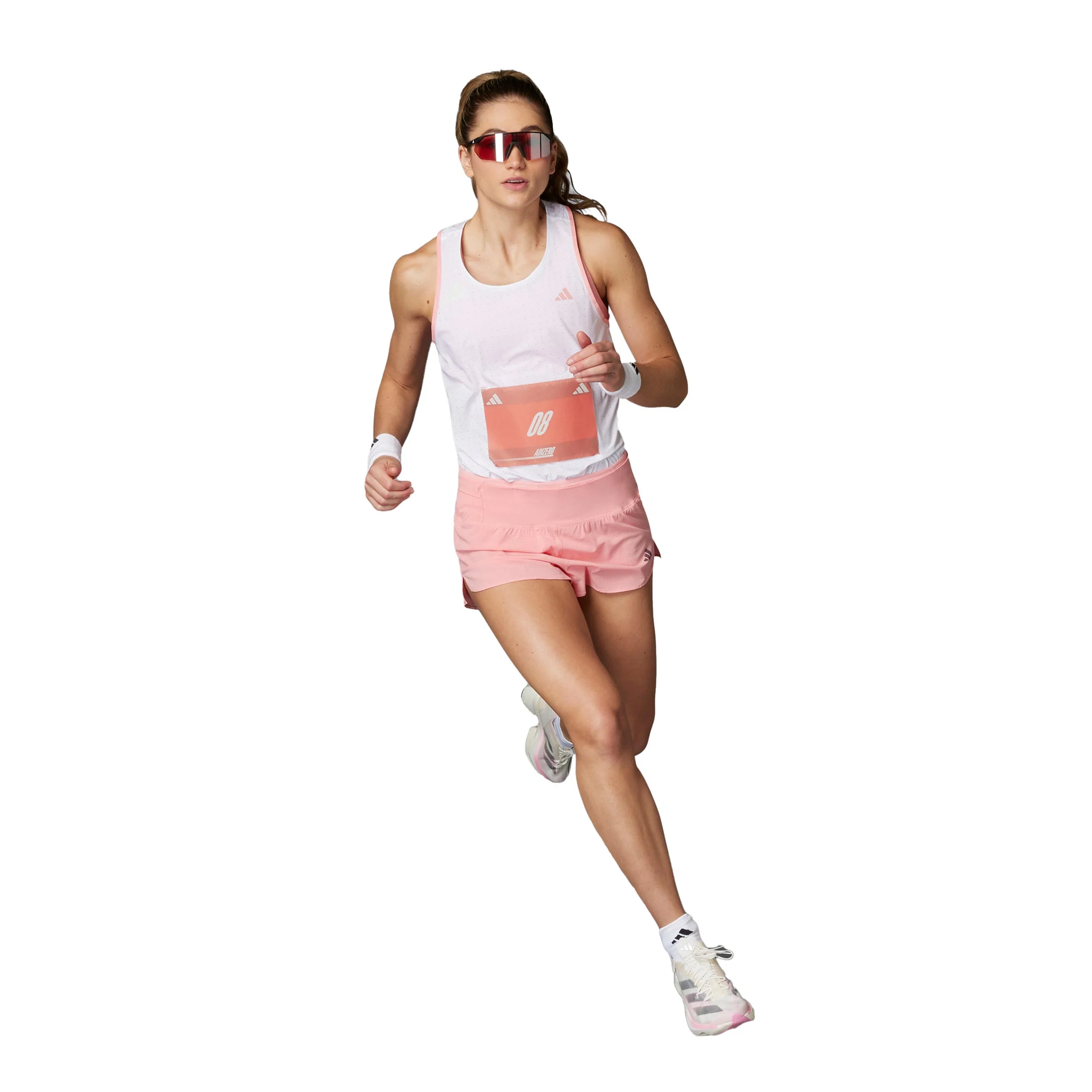 Adizero Gel Löparshorts Damer - pink, - Image 4