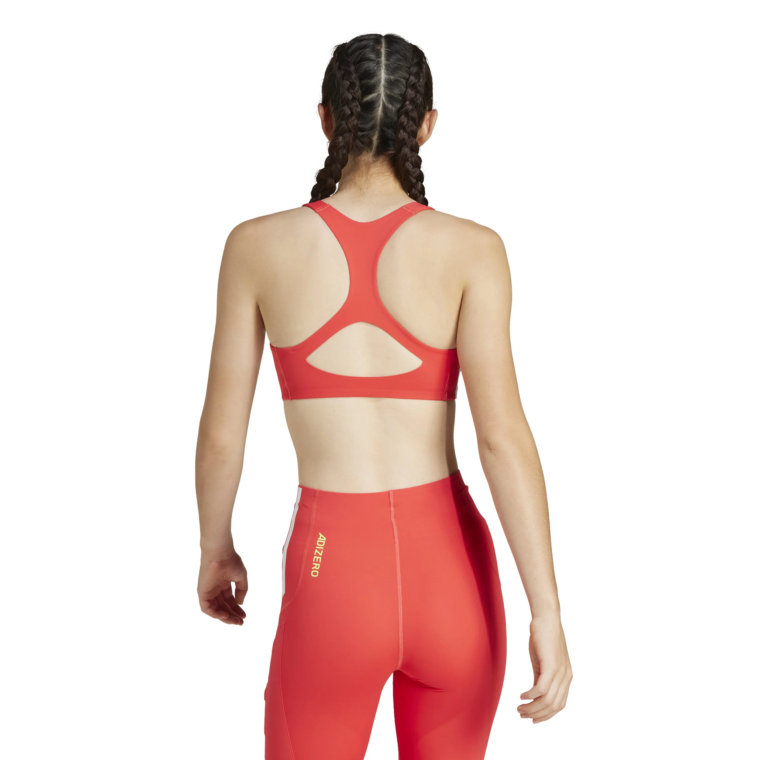 Adizero Medium Support Sport-behå Damer - korall, - Image 4