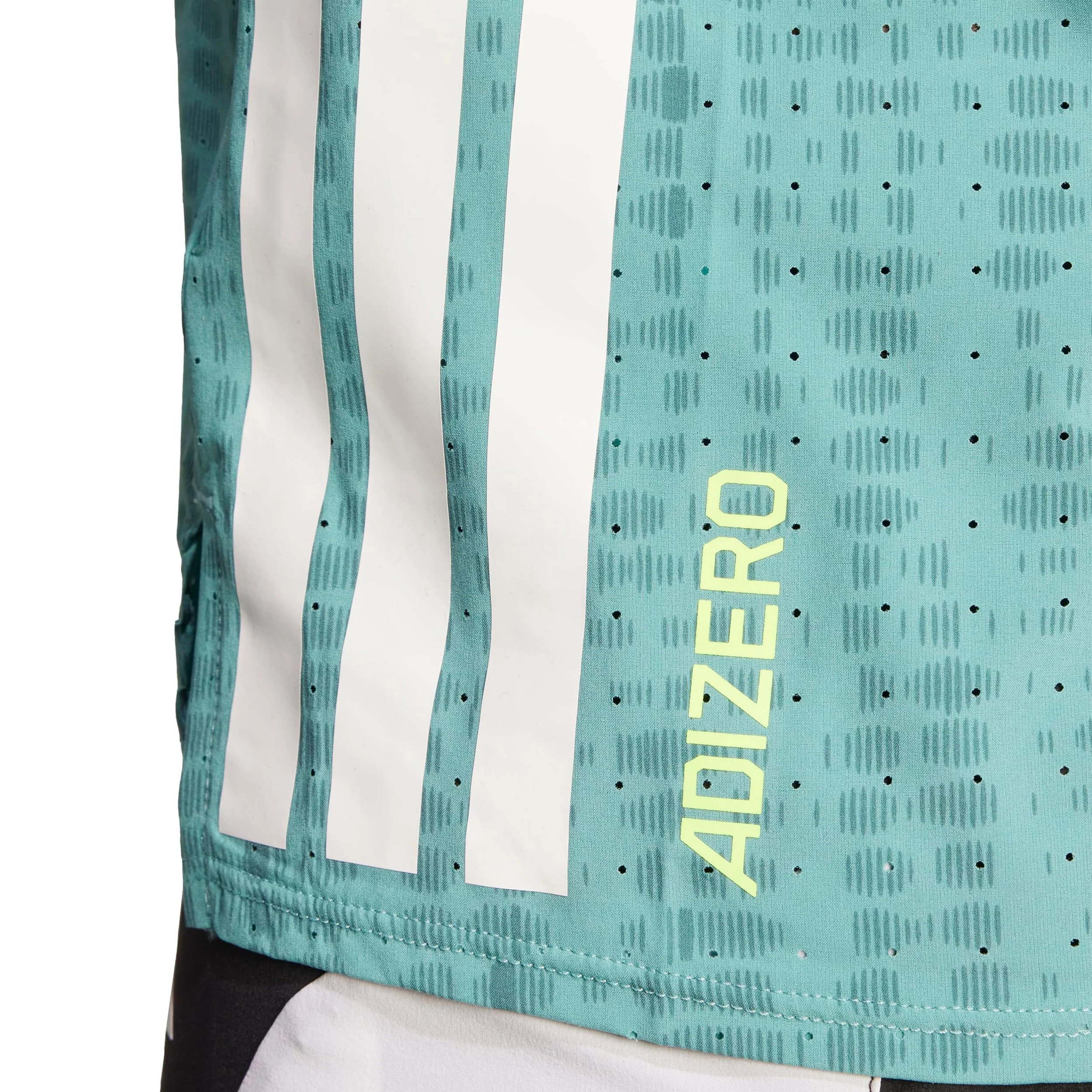 Adizero Singlet Löpartröja Damer-Turkos,Mörkgrön - Image 6