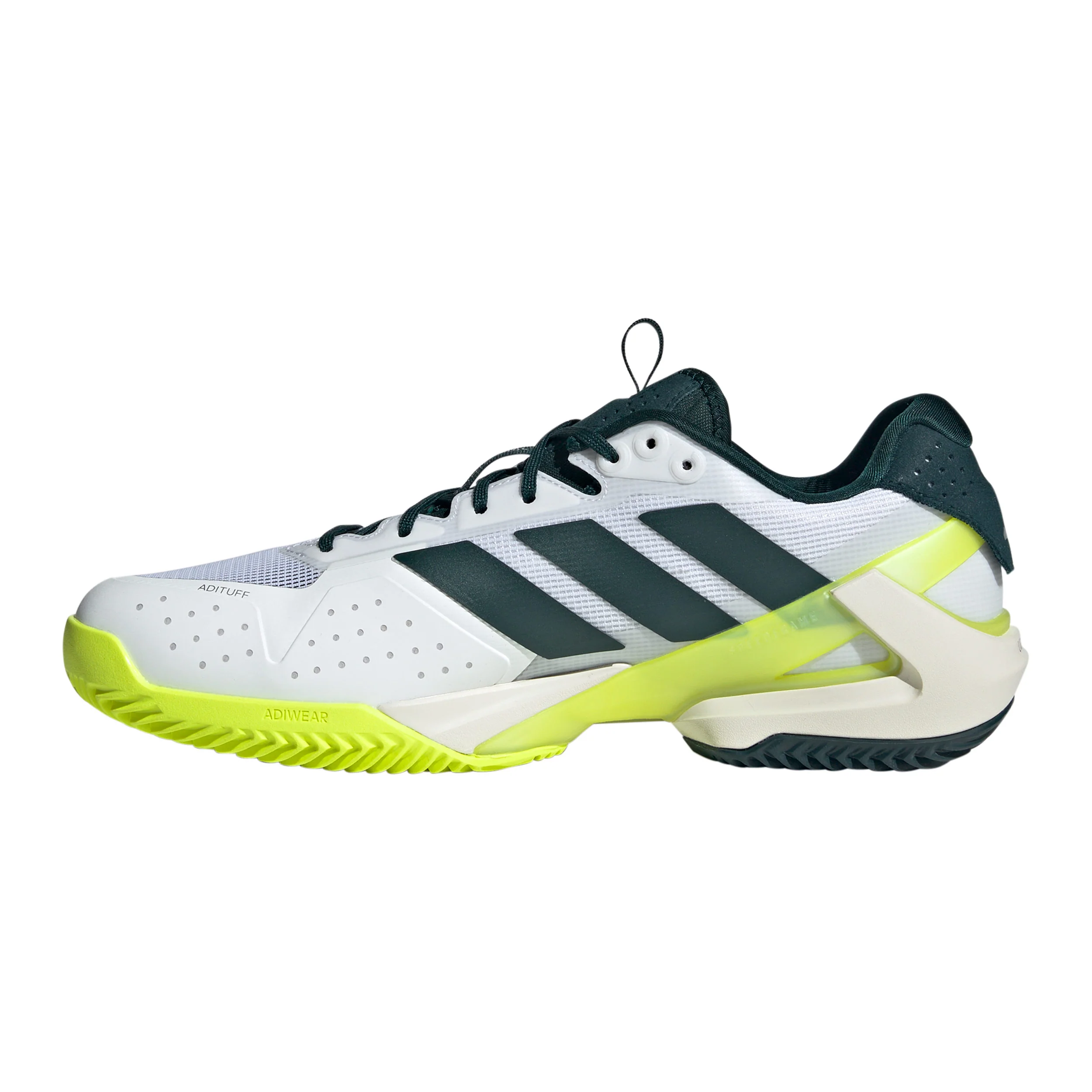 adizero Ubersonic 5 Sko för grus Herrar - vit, mörkgrön - Image 2