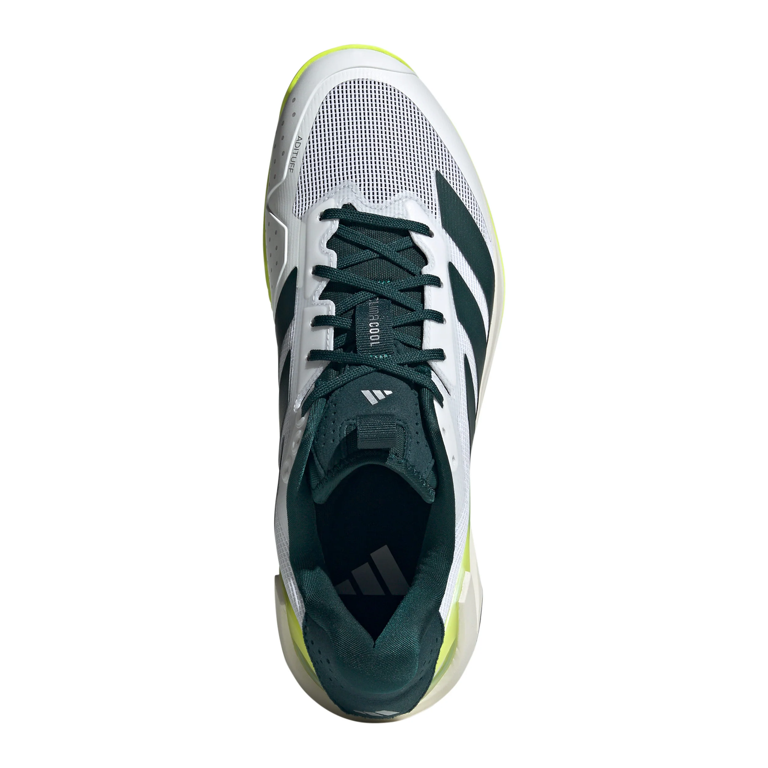 adizero Ubersonic 5 Sko för grus Herrar - vit, mörkgrön - Image 3