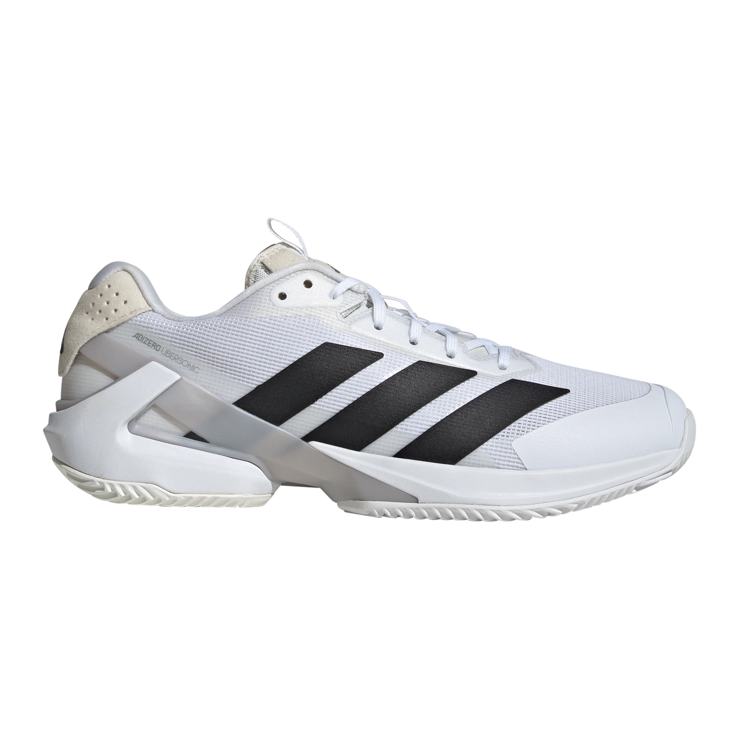 adizero Ubersonic 5 Sko för grus Herrar - vit, svart
