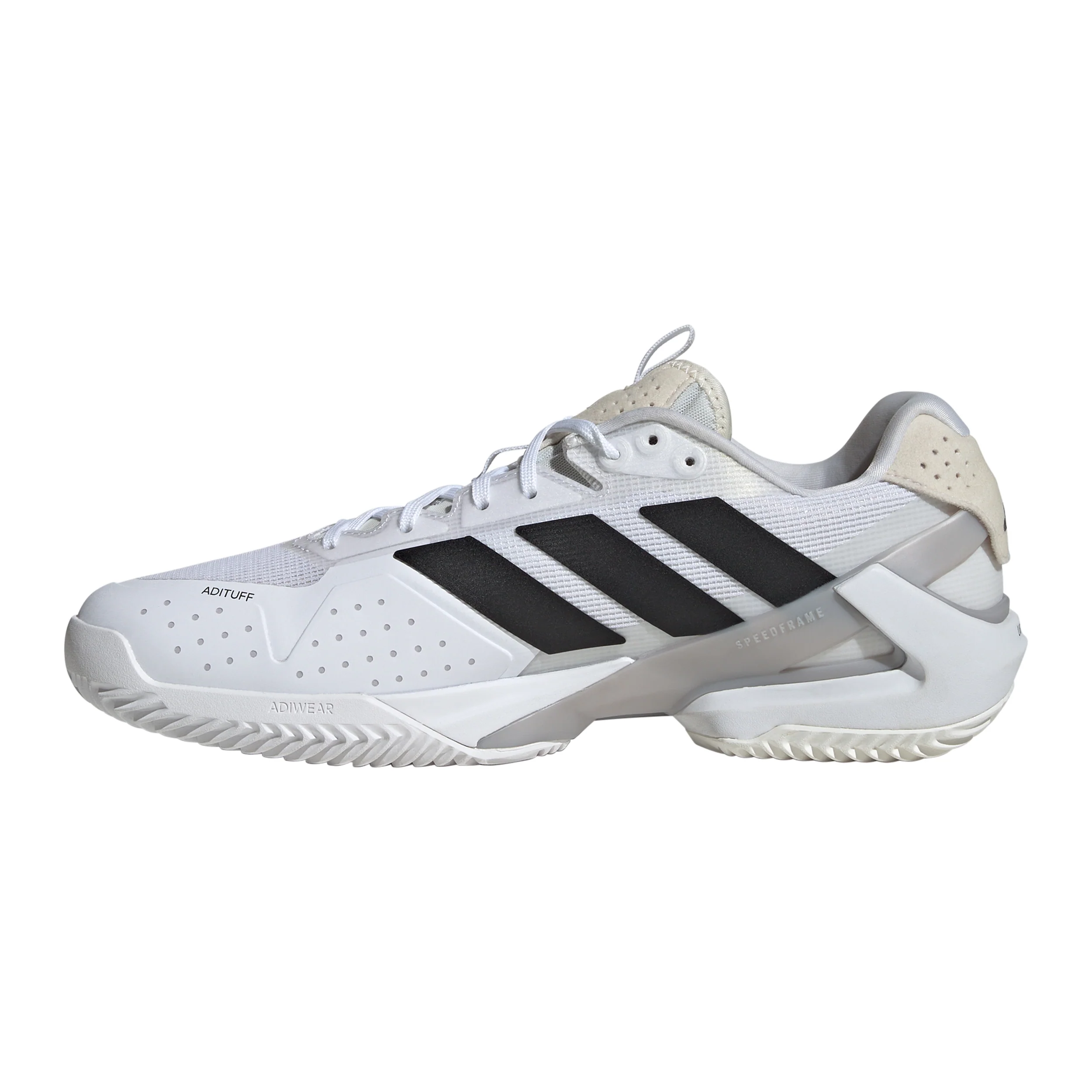 adizero Ubersonic 5 Sko för grus Herrar - vit, svart - Image 2
