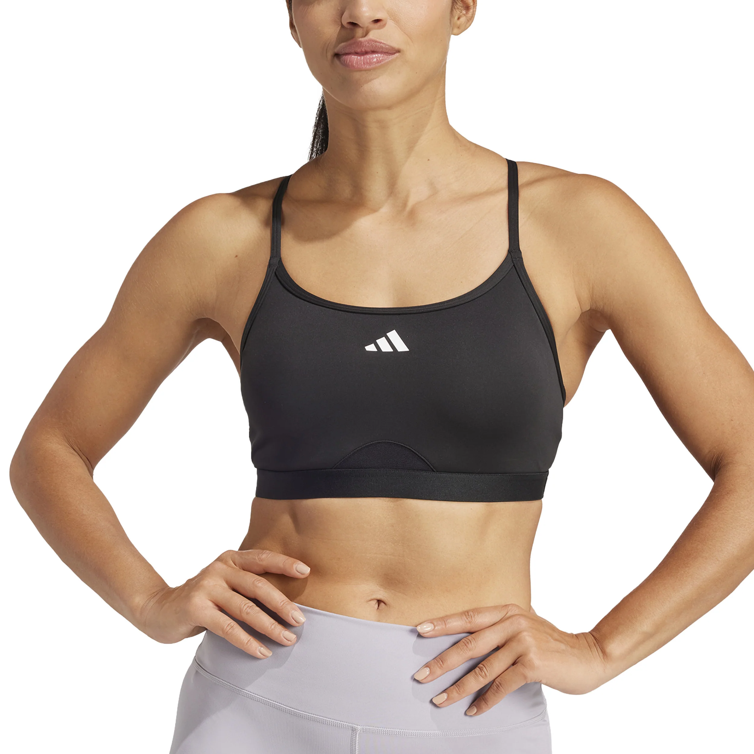 Aeroreact Training 3Stripes Sport-behå Damer - svart - Image 5