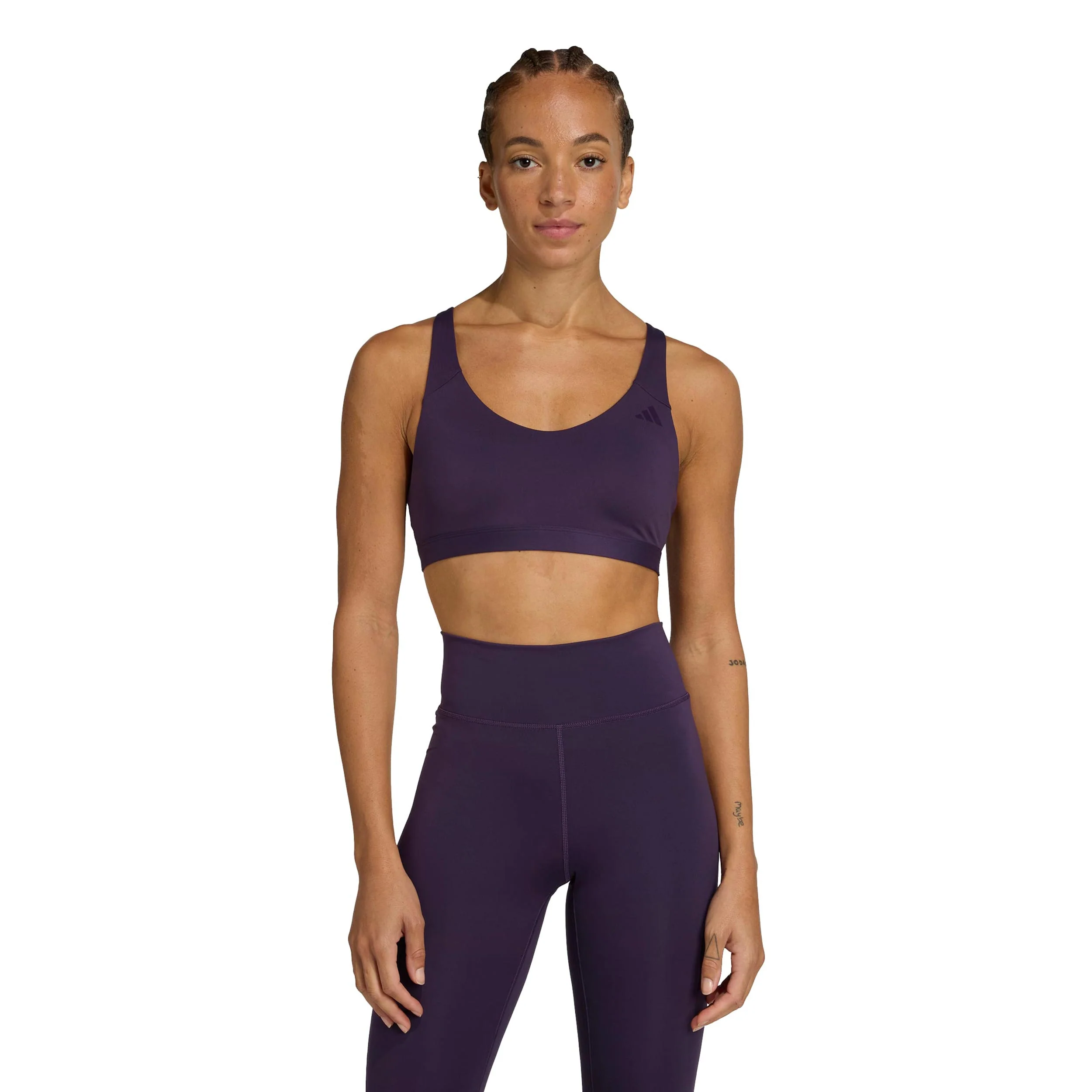 All Me Essentials Mid Support Sport-behå Damer - lila - Image 3