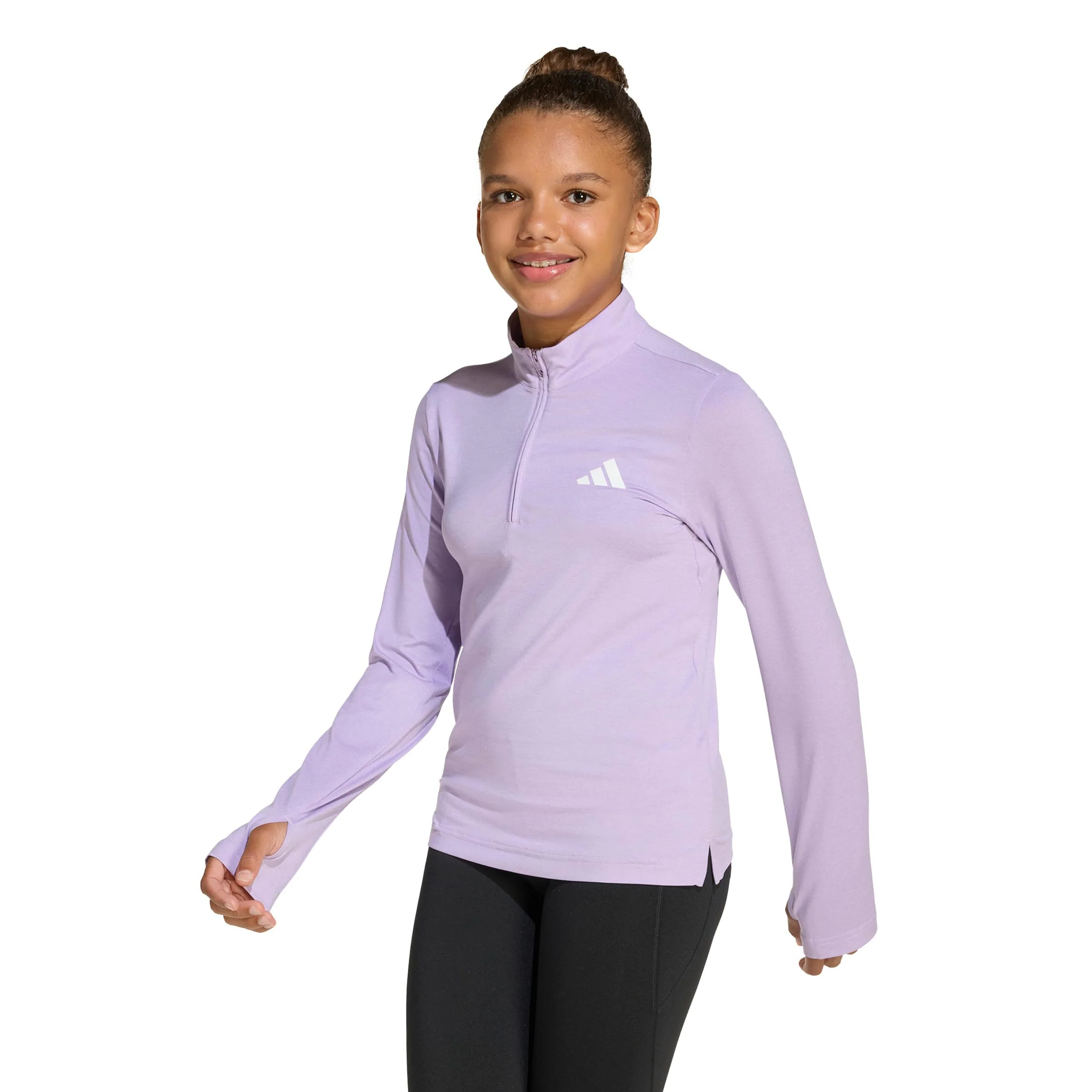 All Sports Favorite 1/4 Zip Långärmat Barn-syrén - Image 2