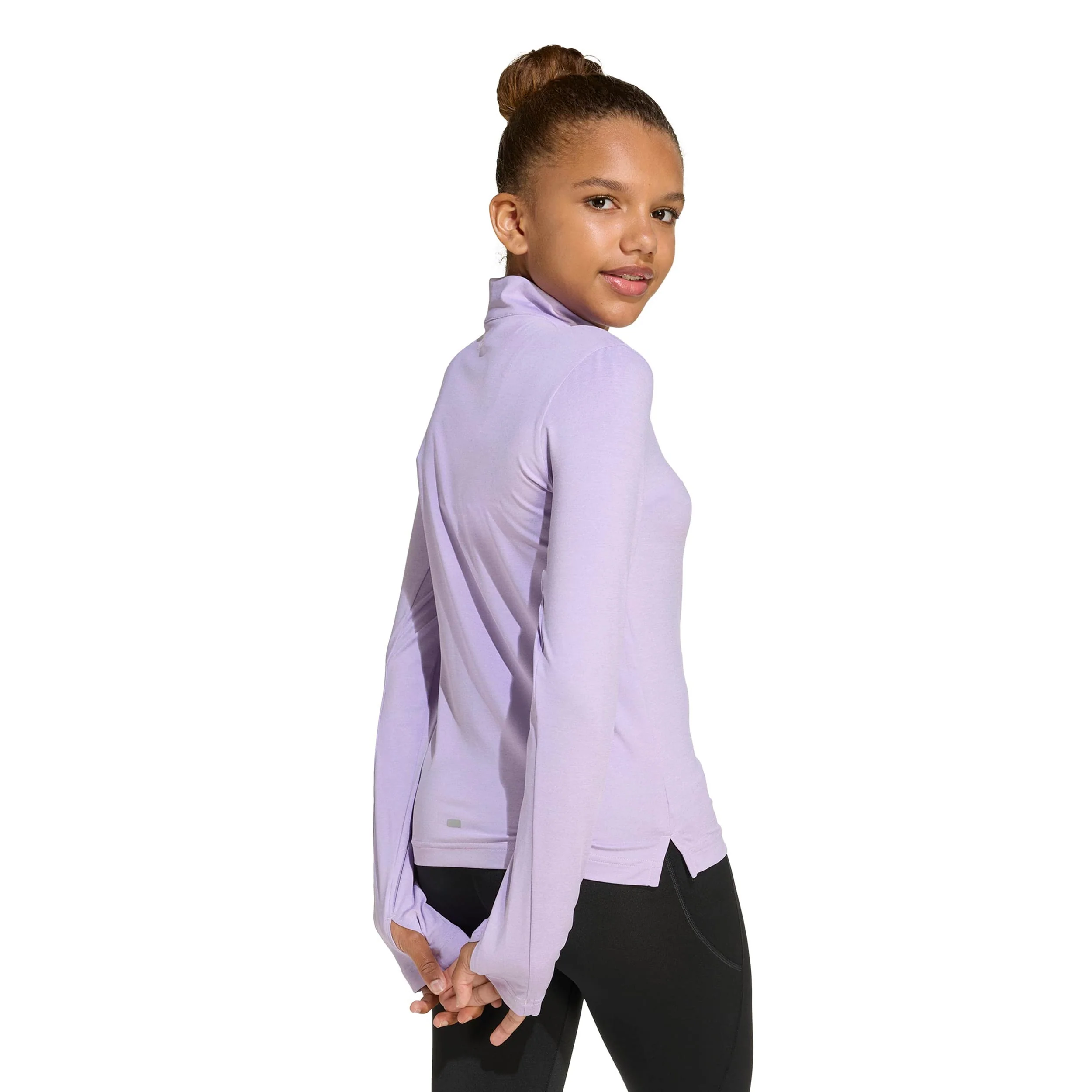 All Sports Favorite 1/4 Zip Långärmat Barn-syrén - Image 3