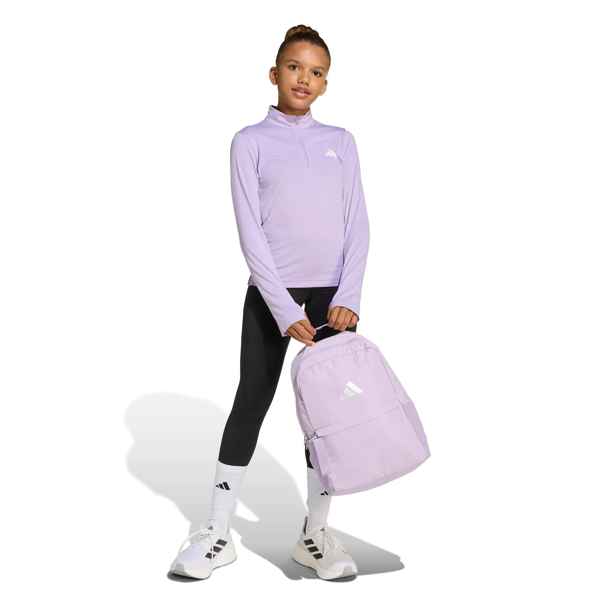 All Sports Favorite 1/4 Zip Långärmat Barn-syrén - Image 4