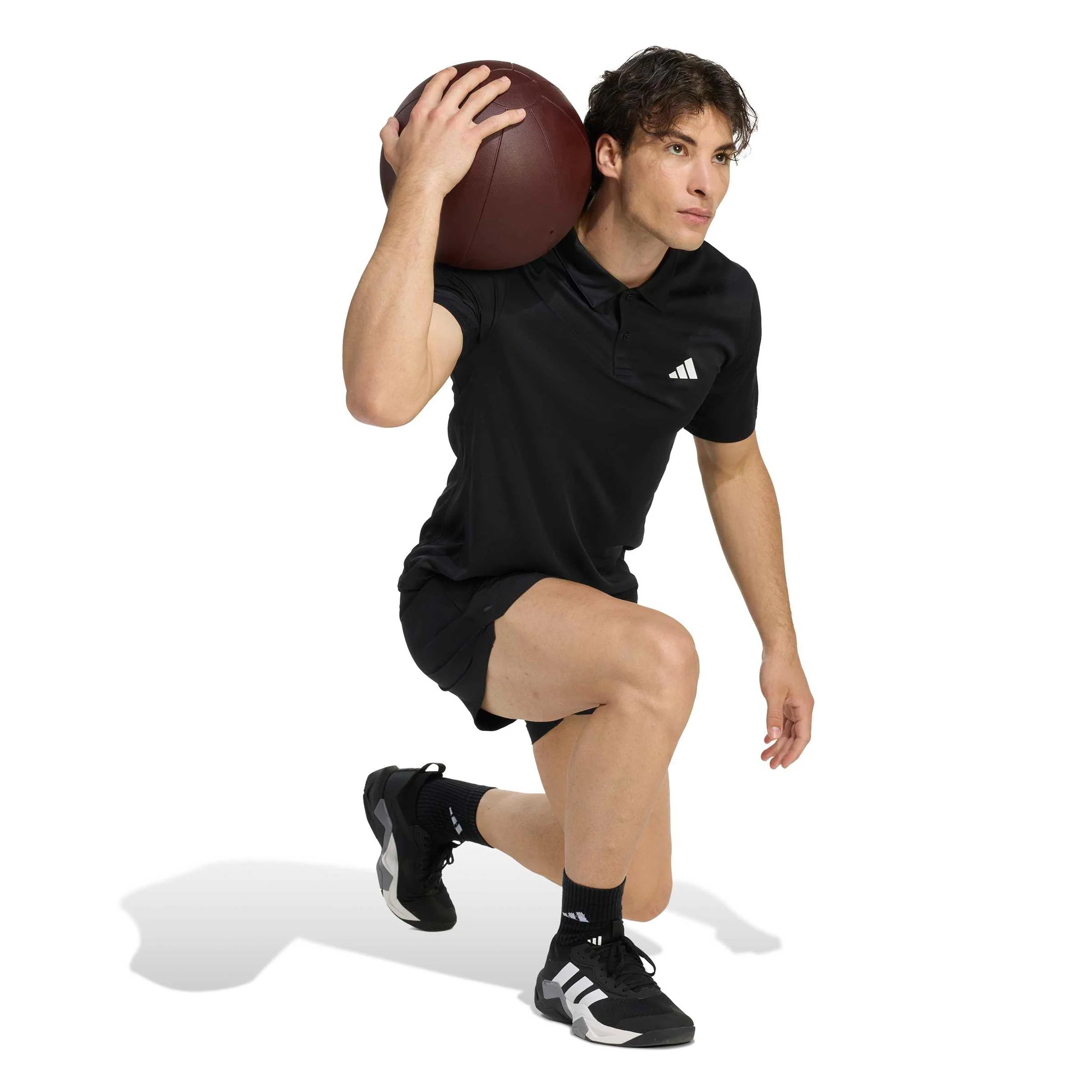 Basic Polo Herrar-svart - Image 4