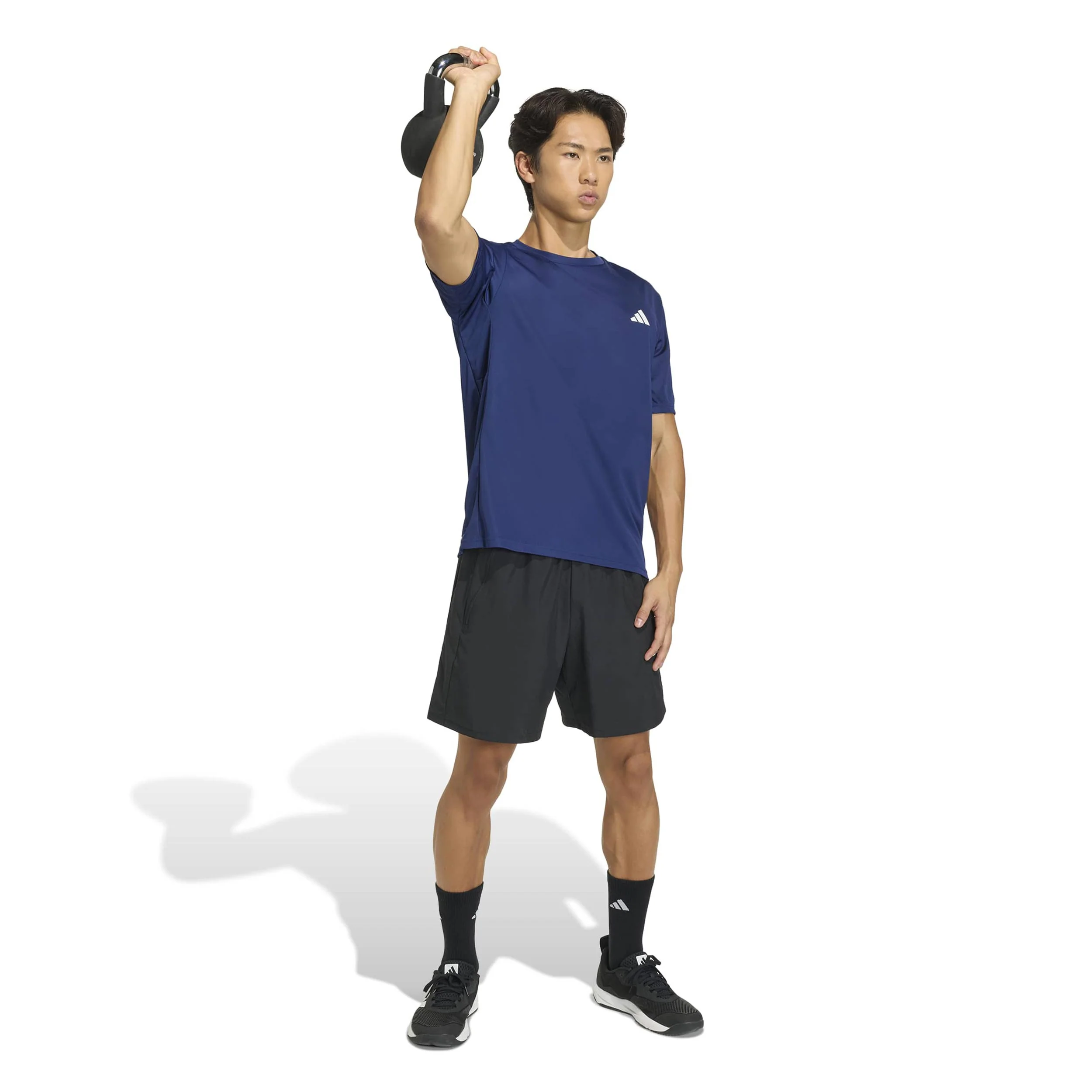 Basic T-shirt Herrar-mörkblå - Image 4