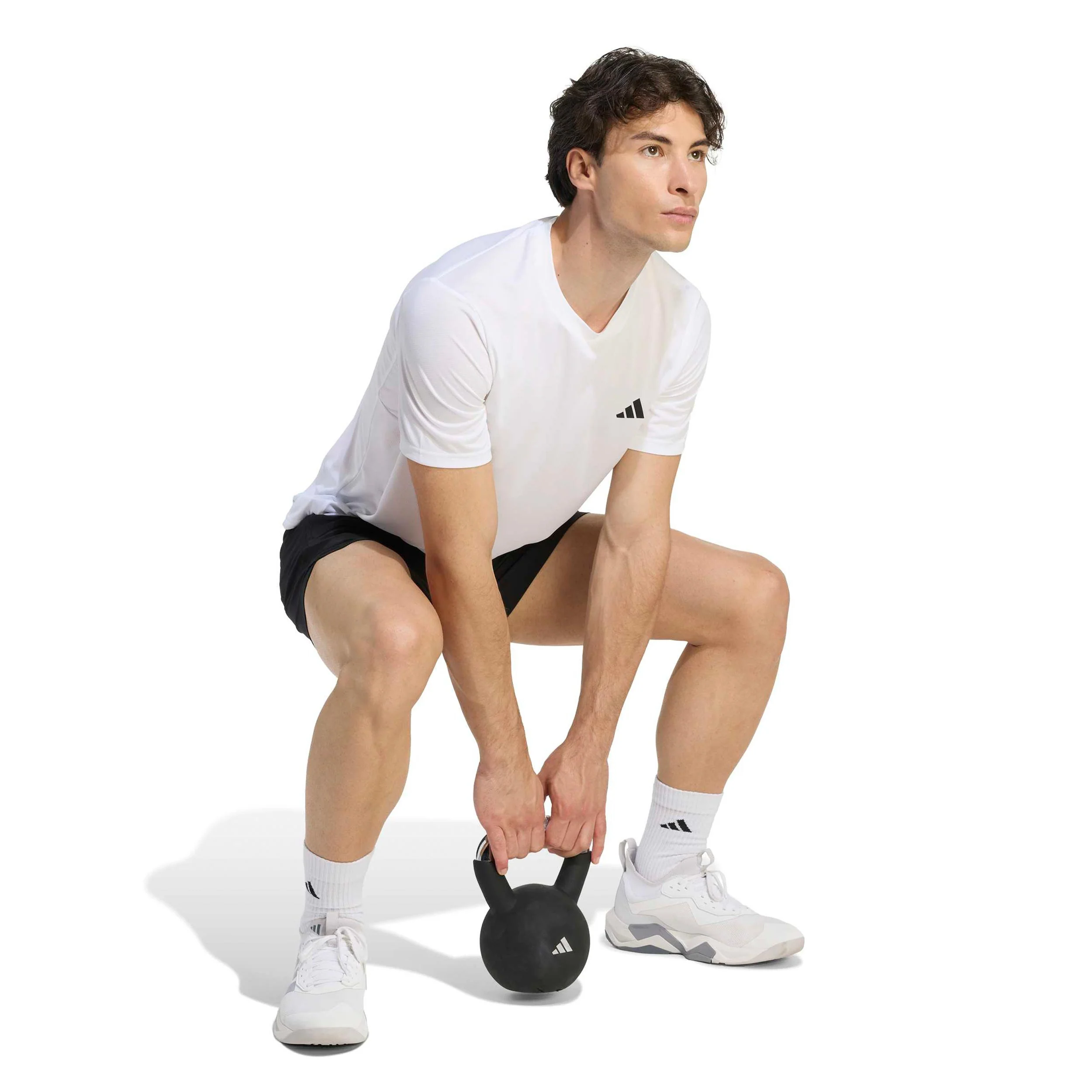 Basic T-shirt Herrar-vit - Image 4