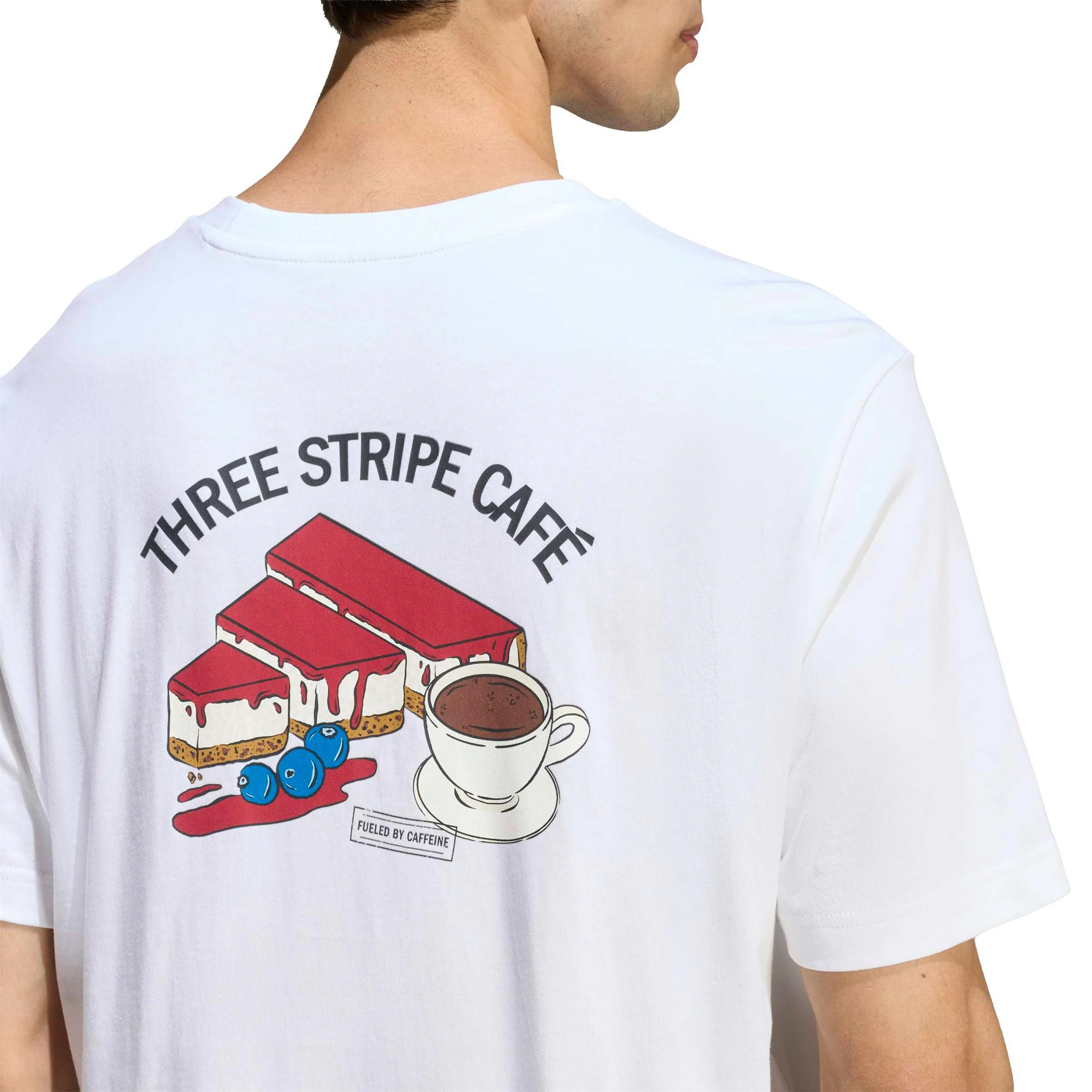 Cheesecake Graphic T-shirt Herrar - vit, flerfärgad - Image 5