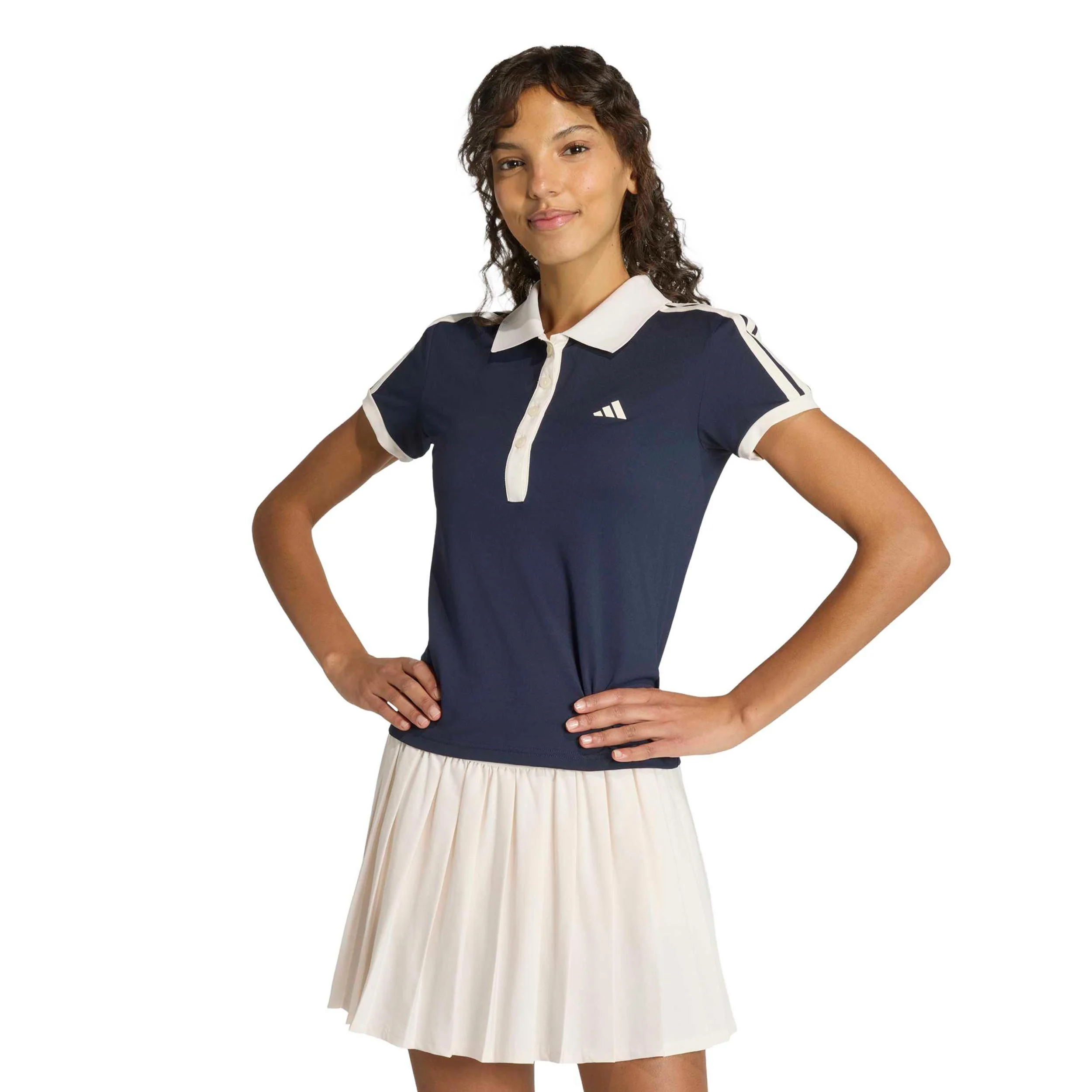 Classics Polo Damer - mörkblå, beige - Image 2