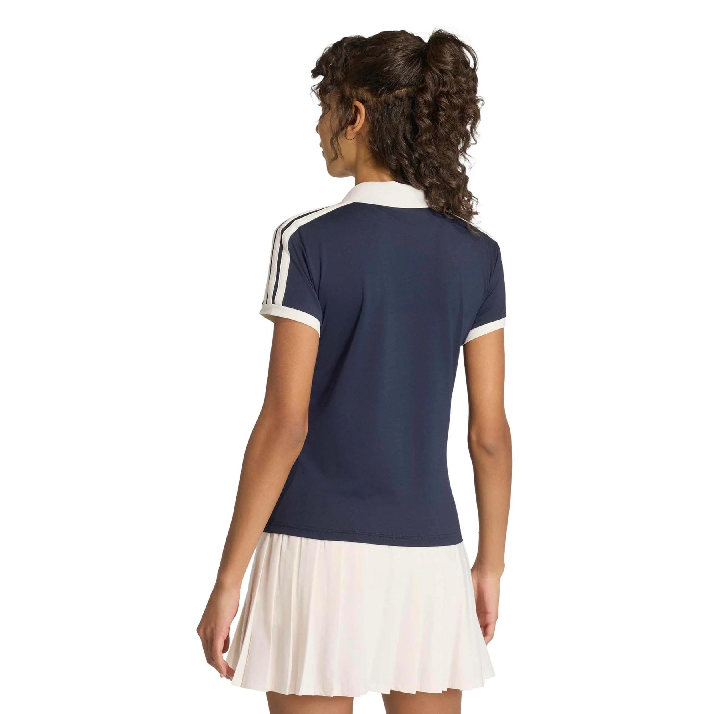 Classics Polo Damer - mörkblå, beige - Image 3