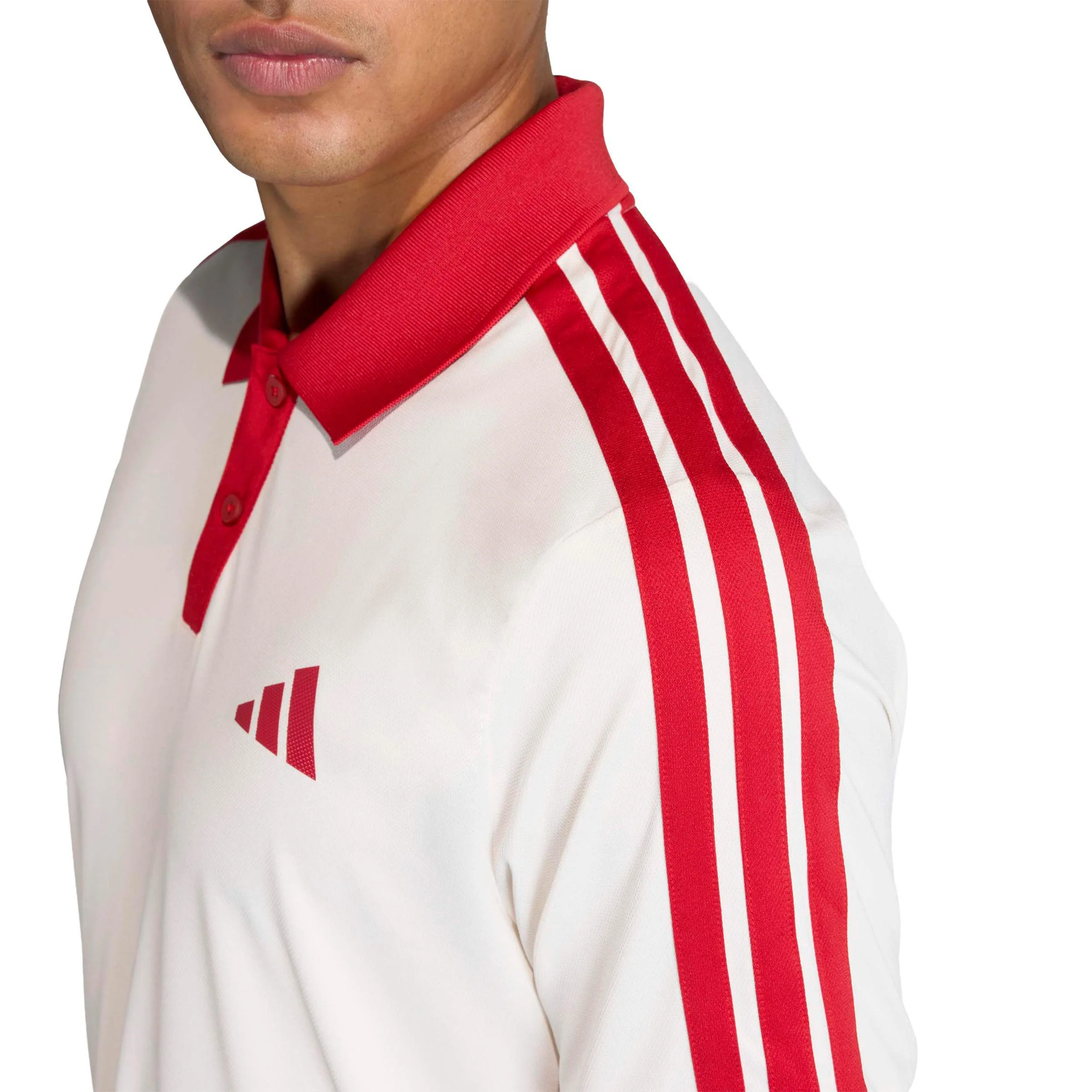 Classics Polo Herrar - beige, röd - Image 4