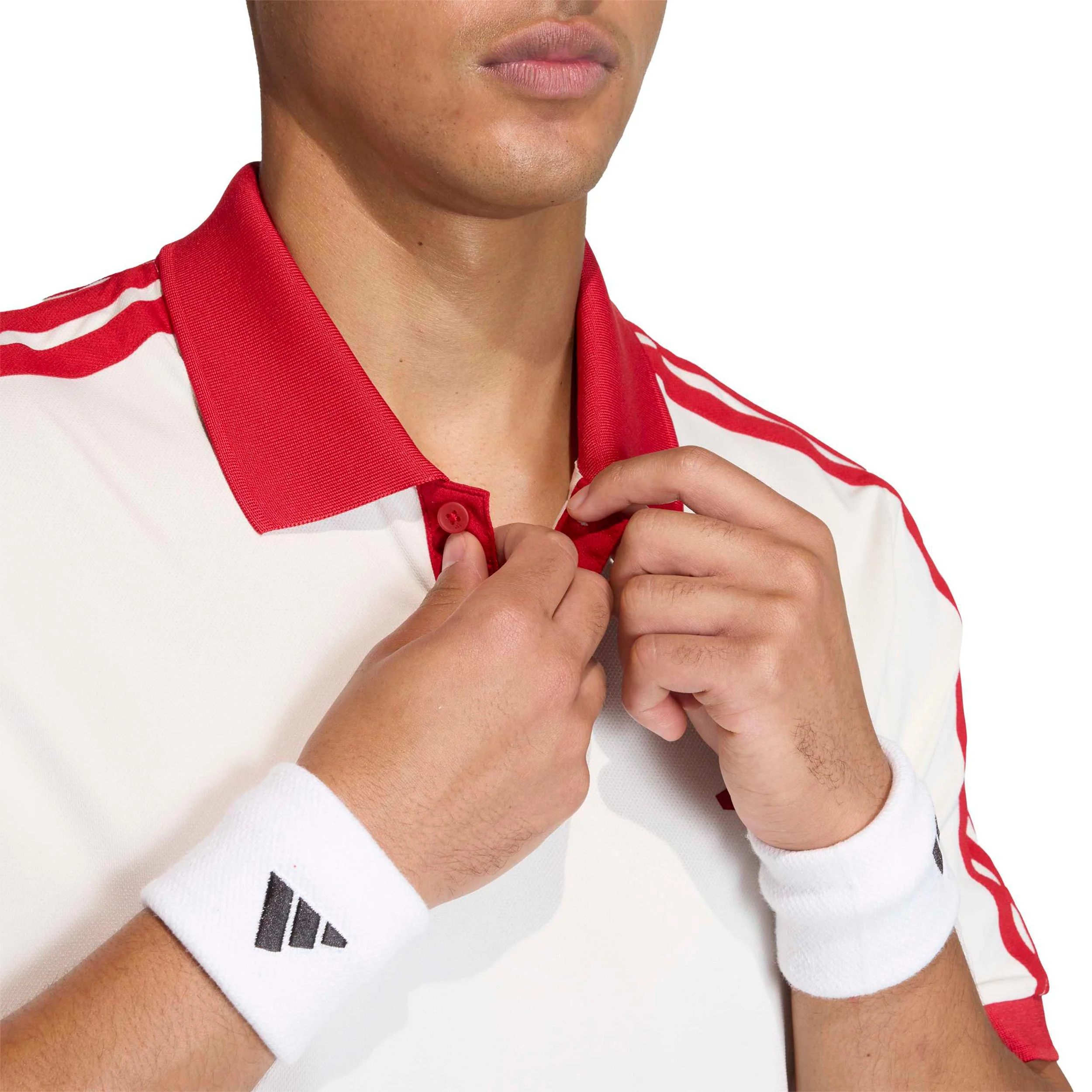 Classics Polo Herrar - beige, röd - Image 5