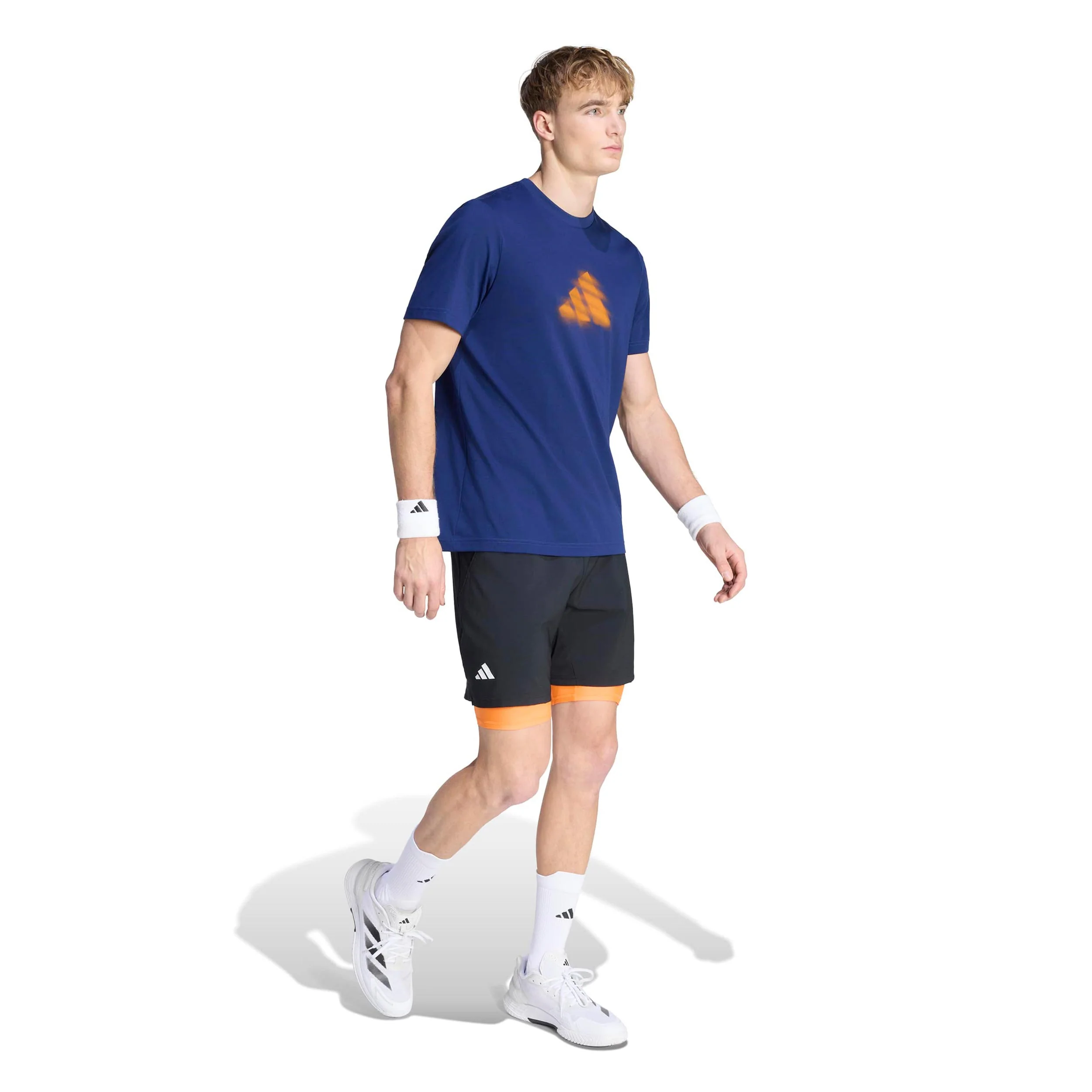 Clay T-shirt Herrar - mörkblå, rost - Image 4