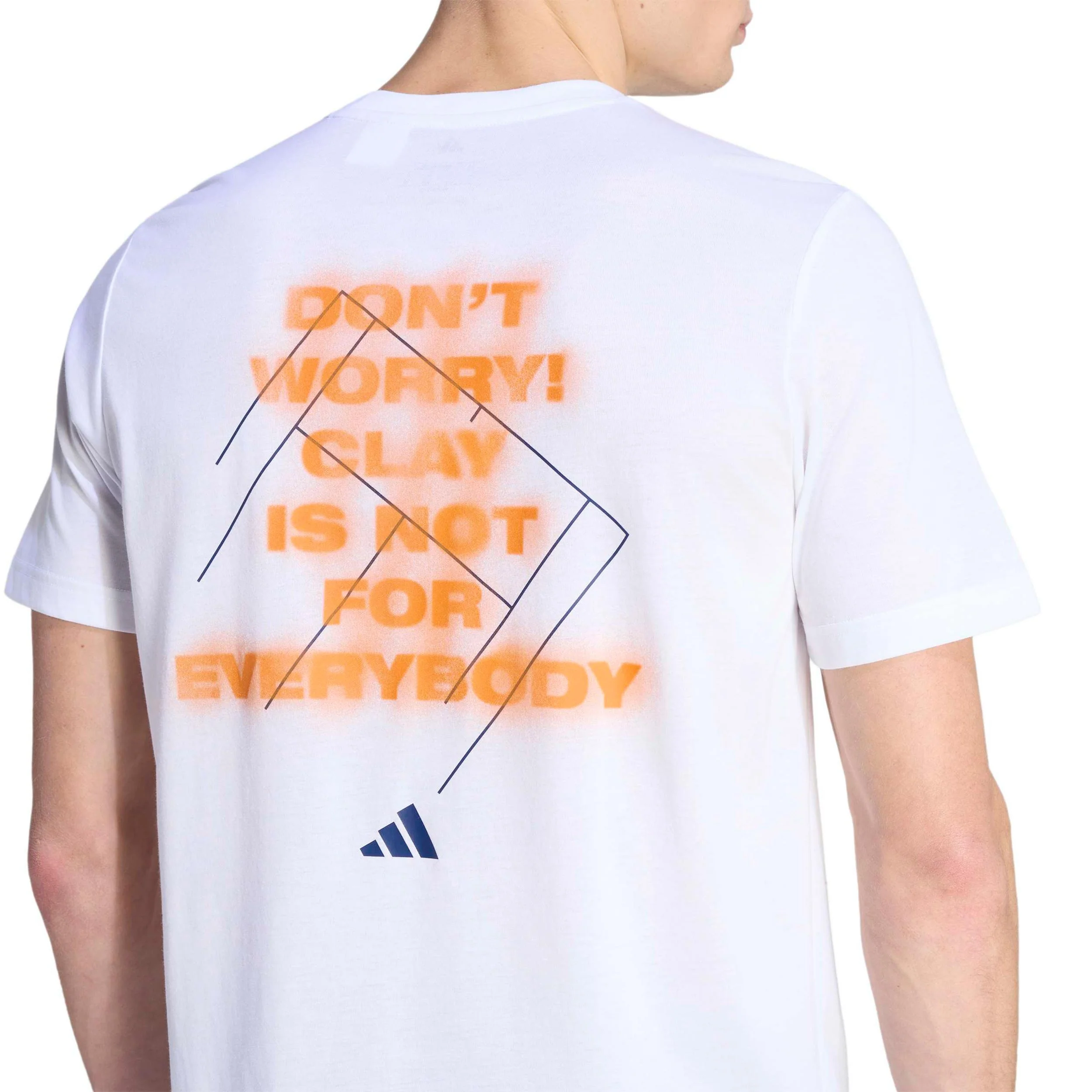 Clay T-shirt Herrar - vit, rost - Image 6