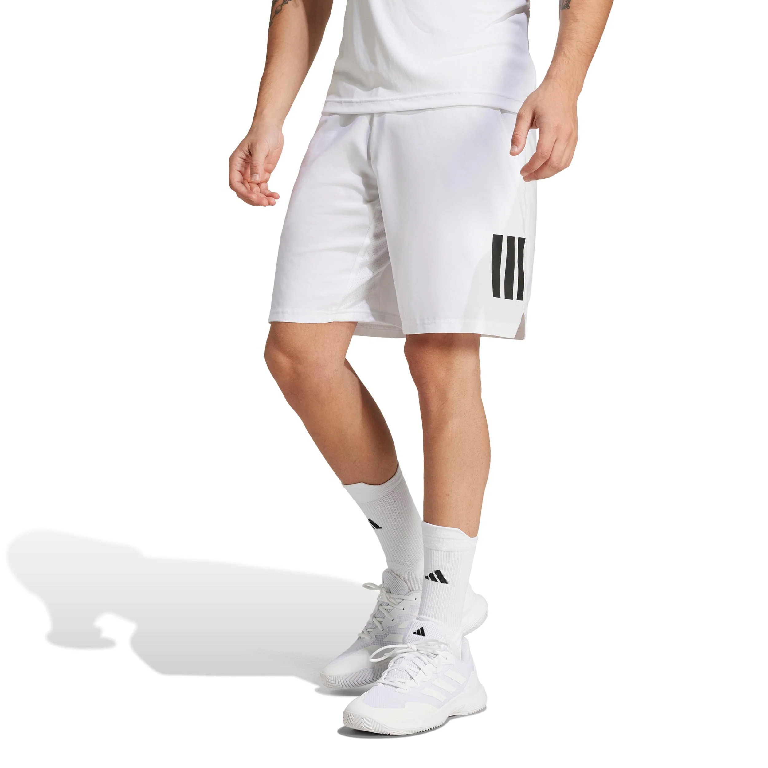Club 3Stripes 7in Shorts Herrar-Vit - Image 2