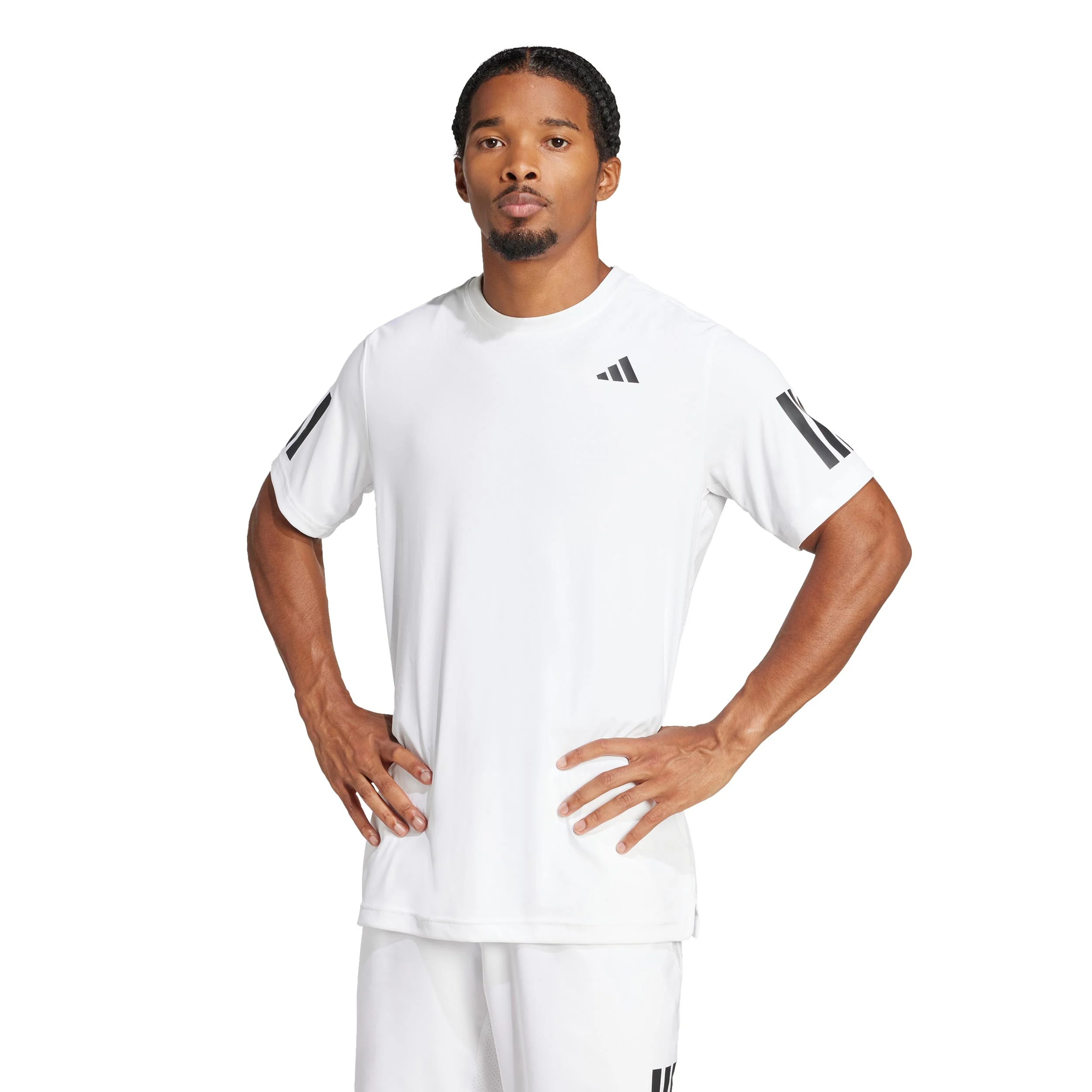 Club 3Stripes T-shirt Herrar-vit - Image 2