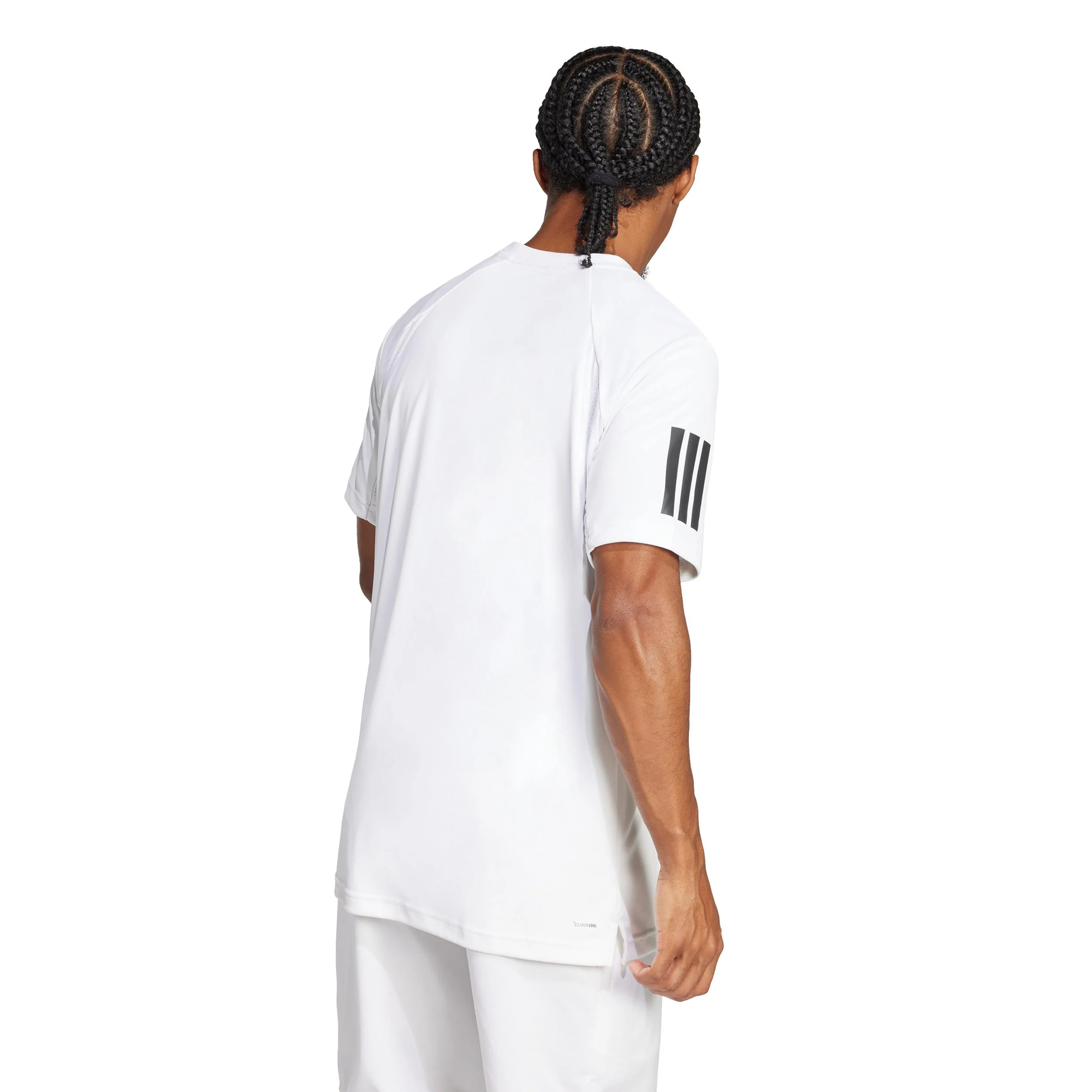 Club 3Stripes T-shirt Herrar-vit - Image 3