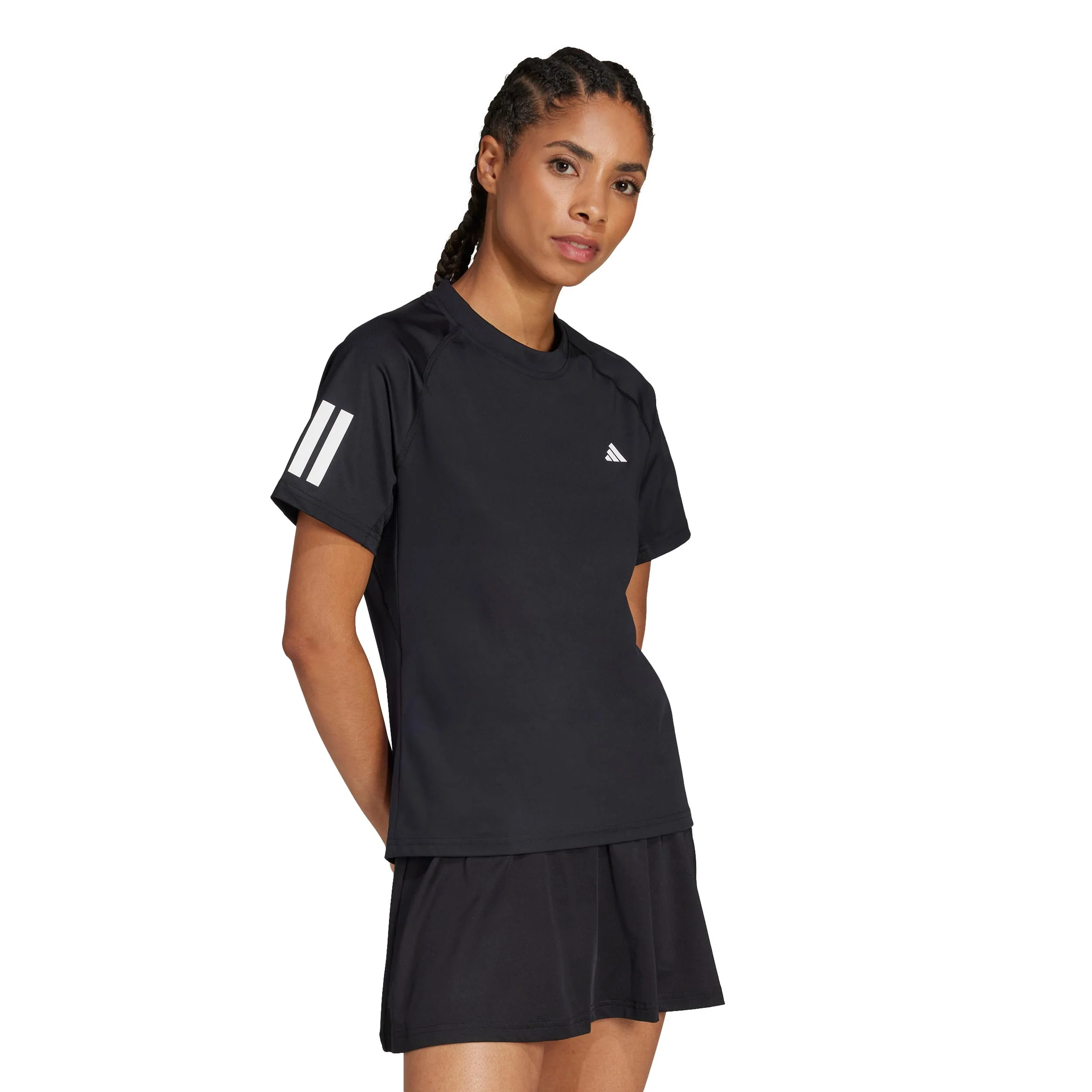 Club T-shirt Damer - svart - Image 4