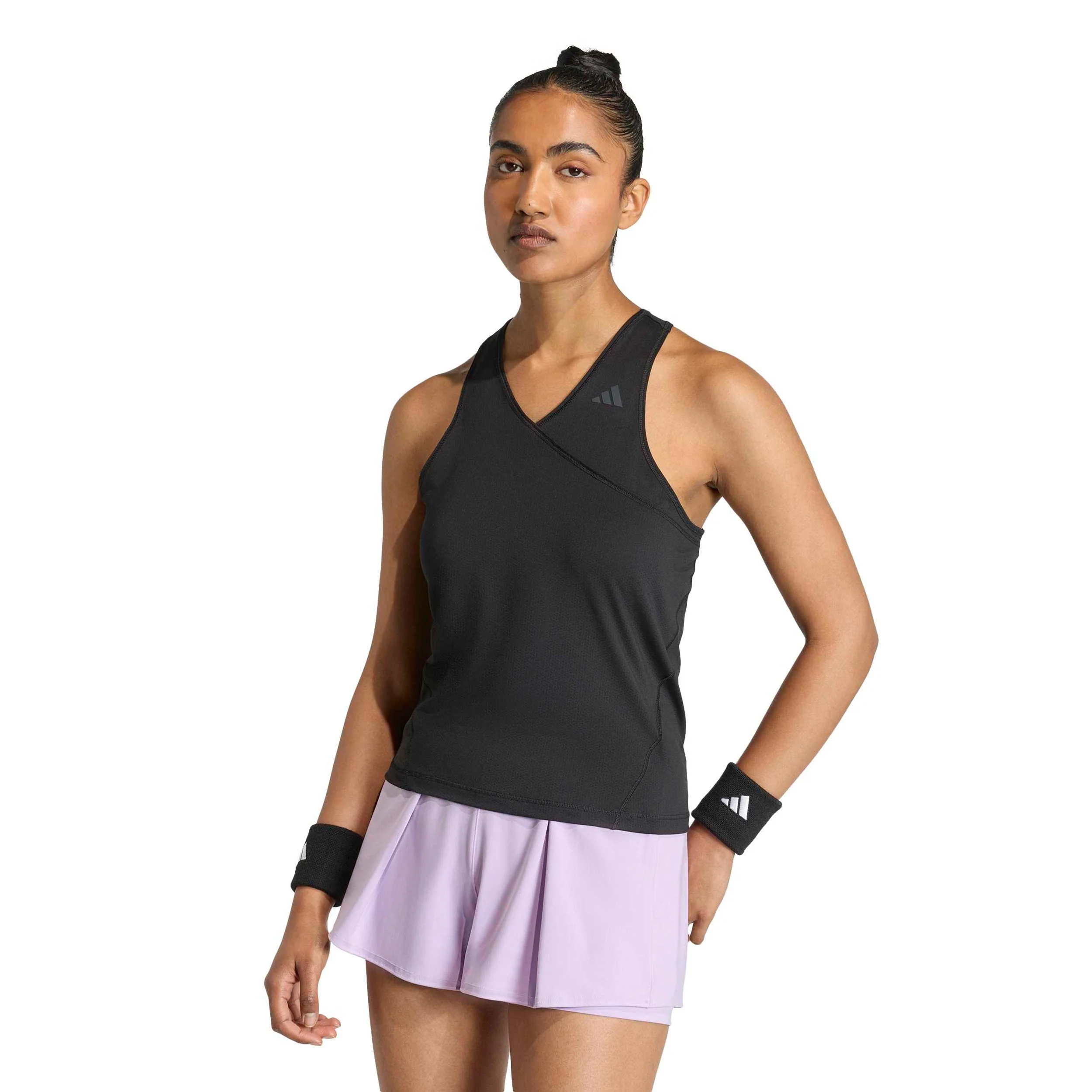 Club V-Neck Linne Damer - svart - Image 2